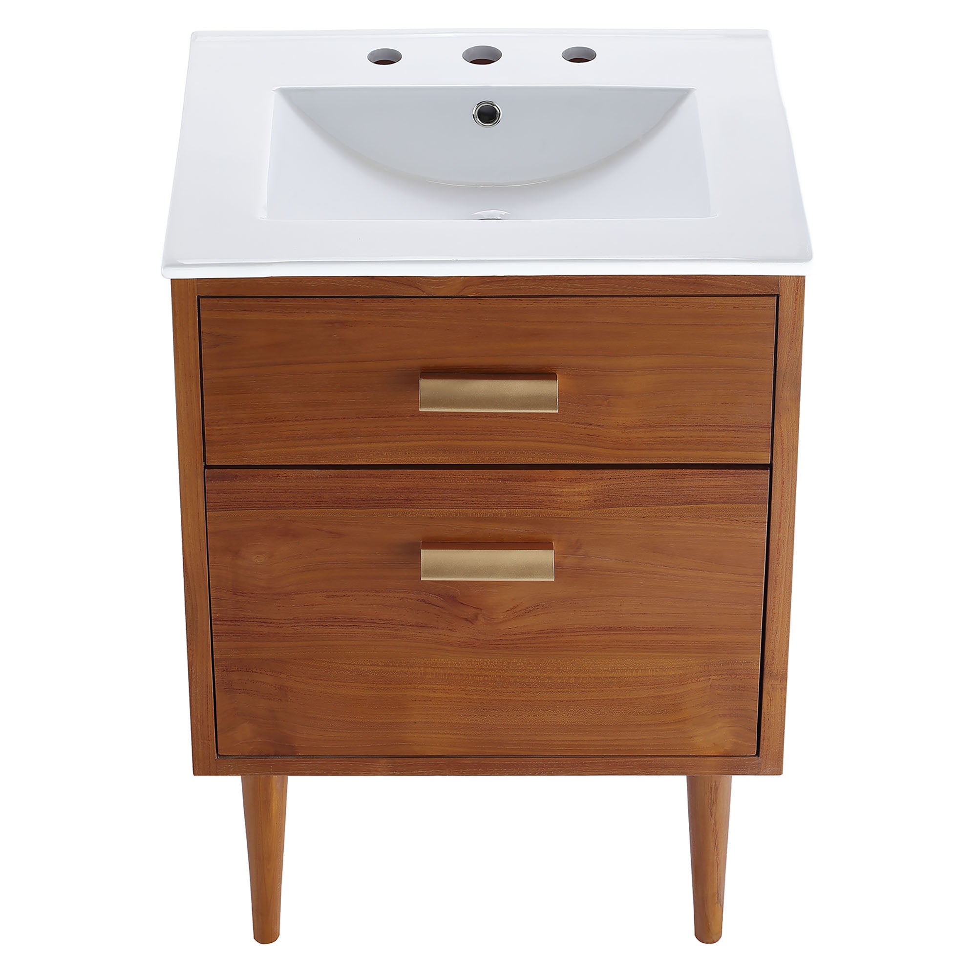 Cassia 24" Bathroom Vanity, Natural White
