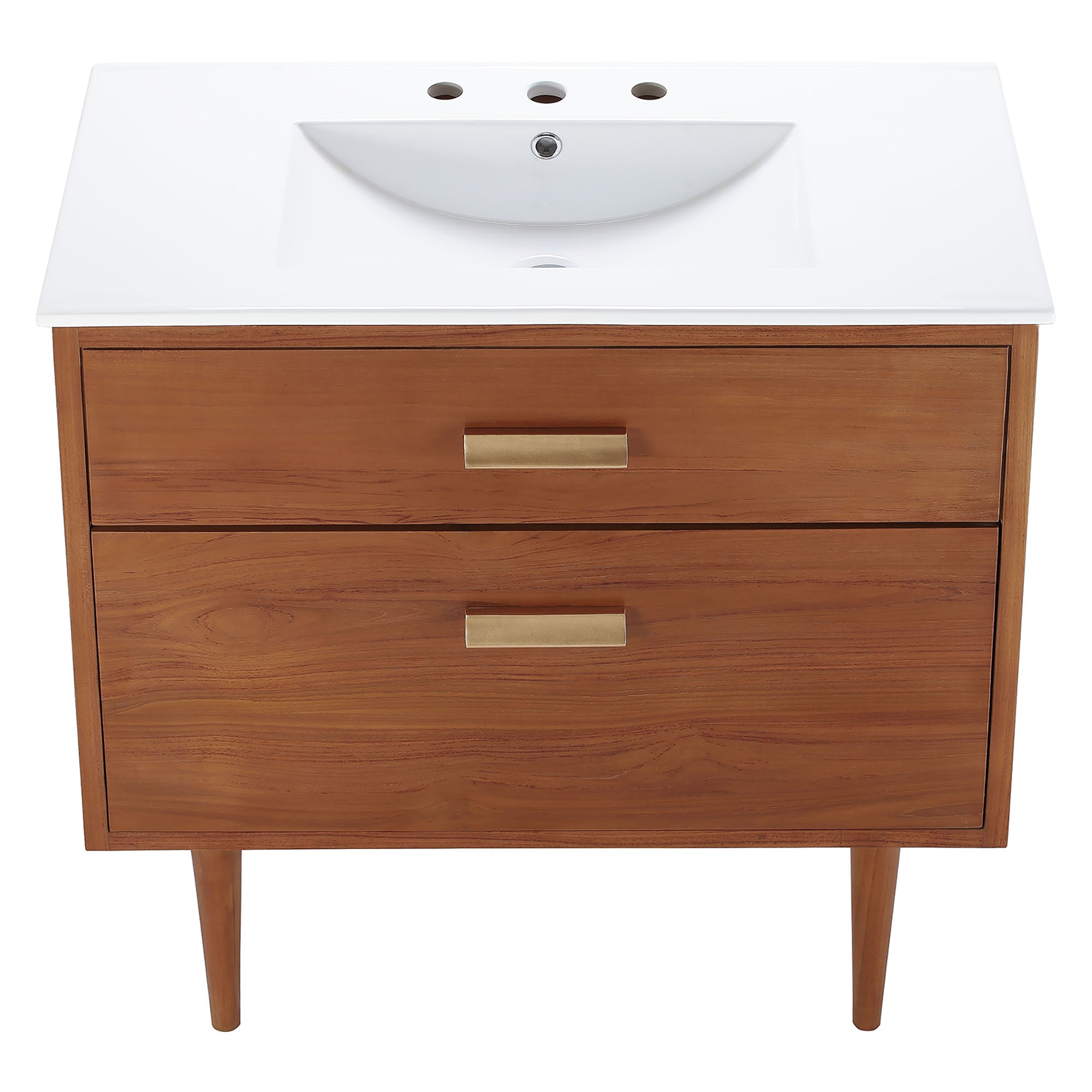 Cassia 36" Bathroom Vanity, Natural White