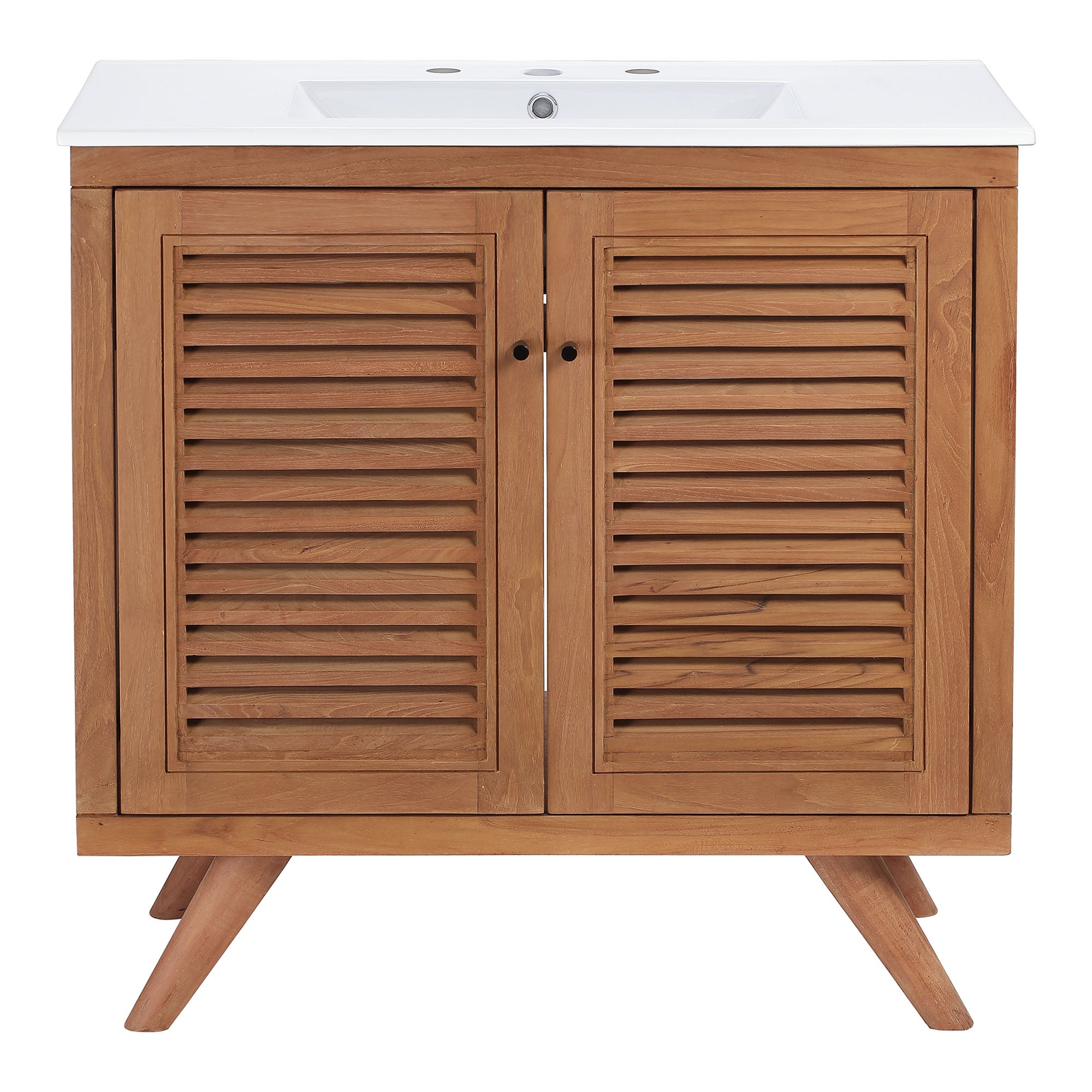 Birdie 36" Bathroom Vanity, Natural White