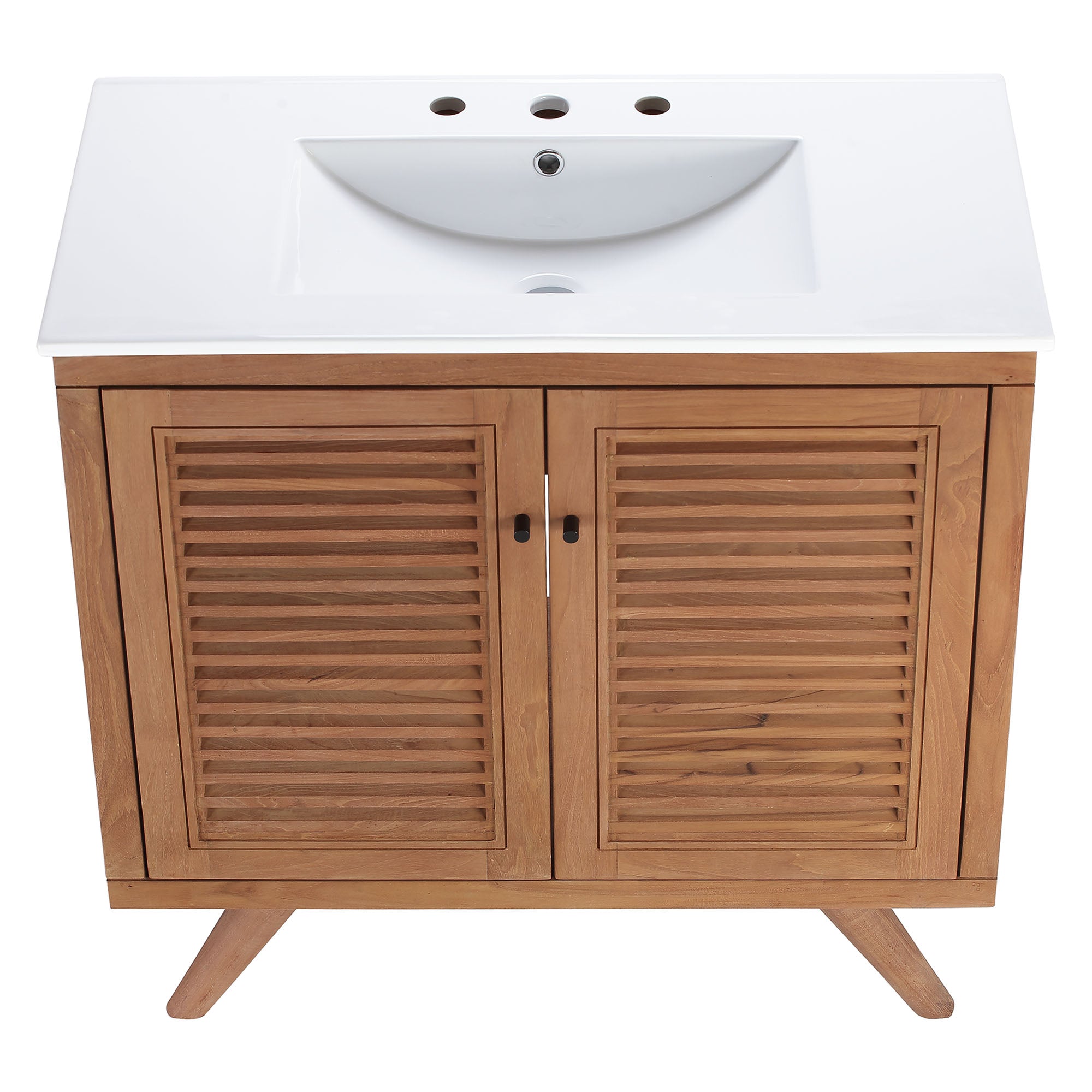 Birdie 36" Bathroom Vanity, Natural White