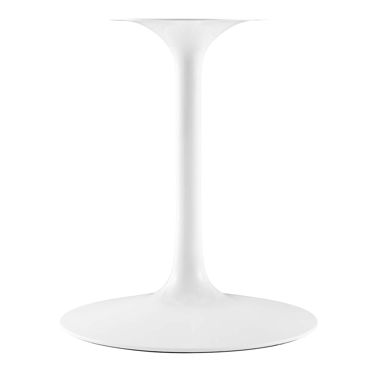 Lippa 40" Round Faux Marble Dining Table, White Black