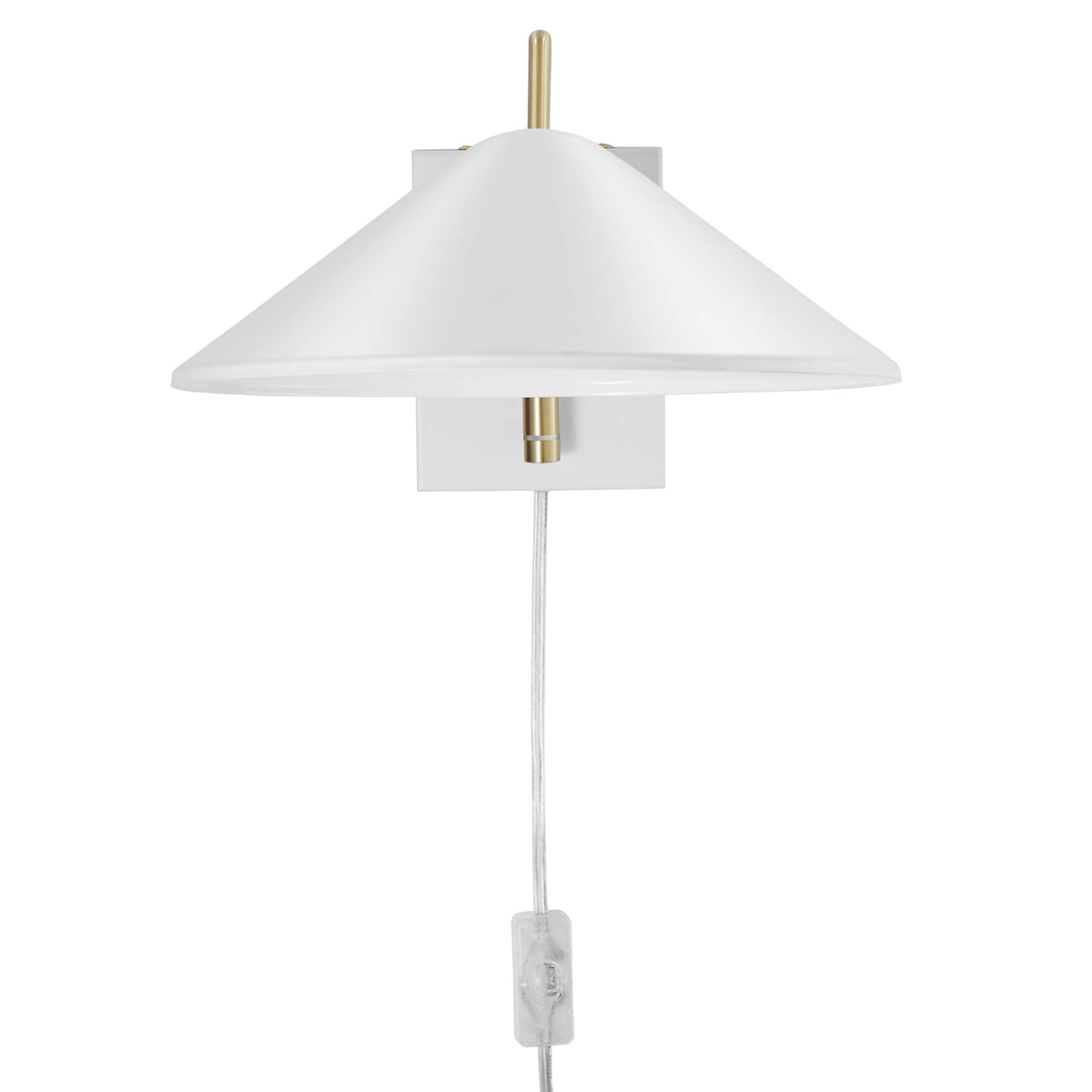 Journey 7" Swing Arm Wall Sconce, White