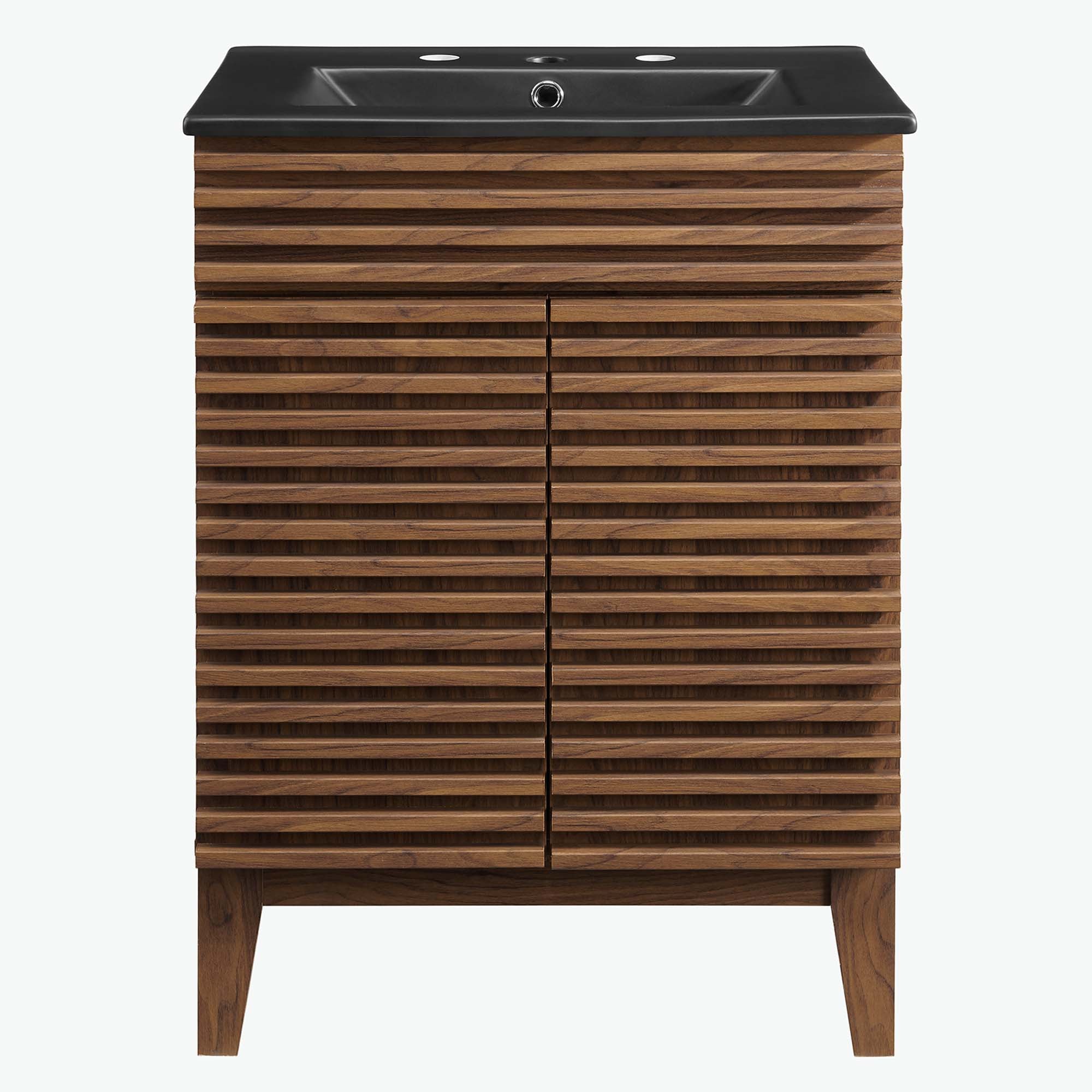 Render 24" Bathroom Vanity, Walnut Black