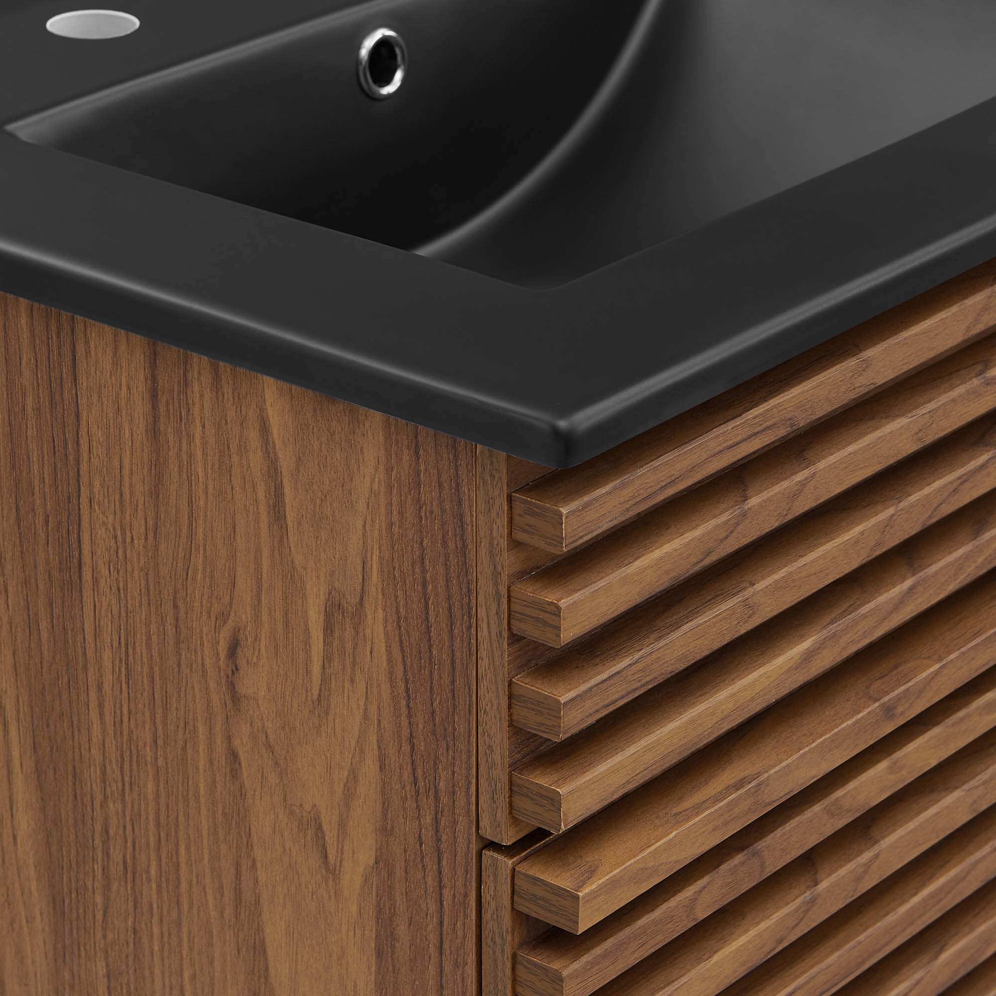 Render 24" Bathroom Vanity, Walnut Black