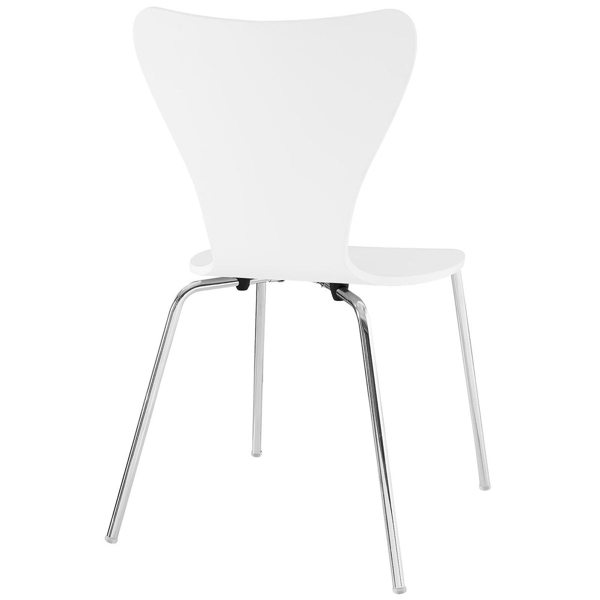 Ernie Dining Side Chair, White
