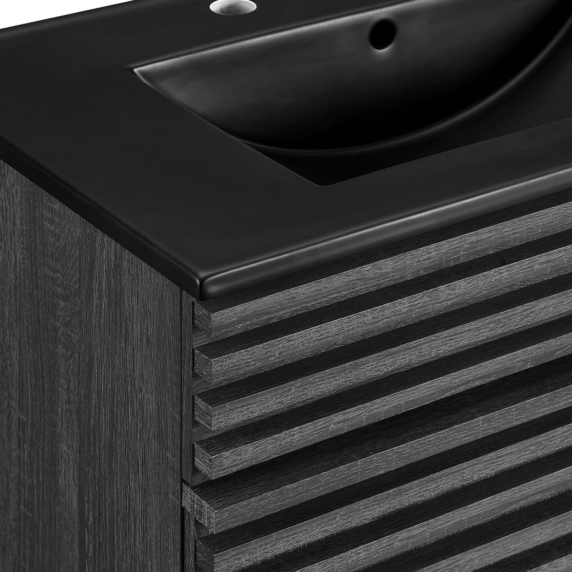 Render 30" Bathroom Vanity, Charcoal Black