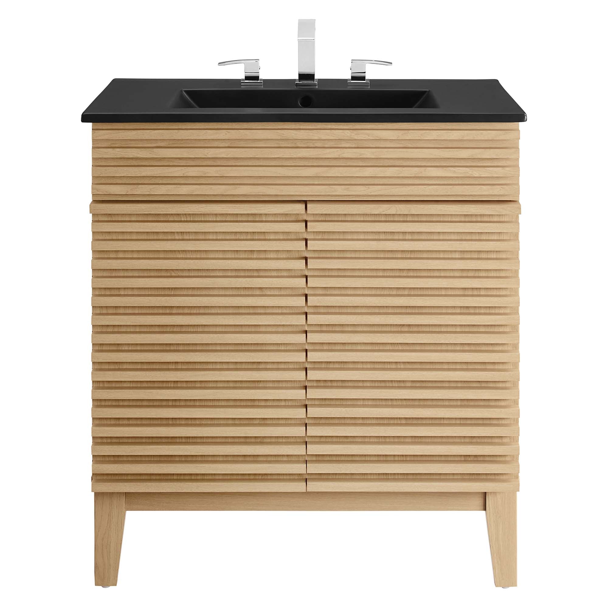 Render 30" Bathroom Vanity, Oak Black