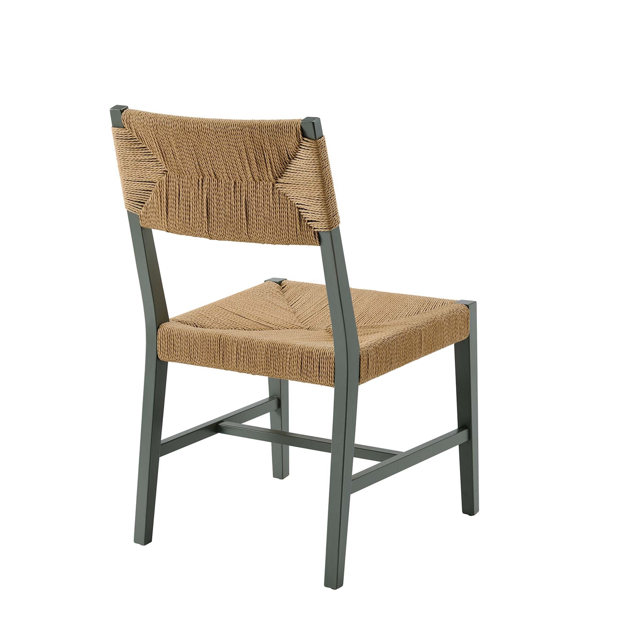 Bodie Wood Dining Chair, Light Gray Natural