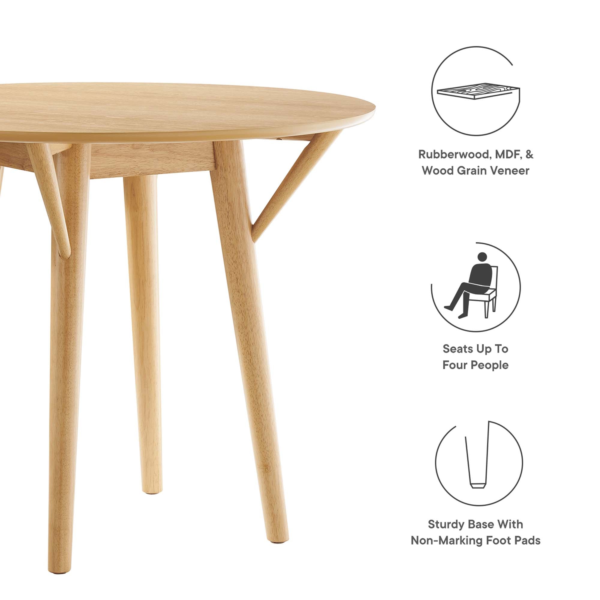Gallant 36" Dining Table, Oak Oak