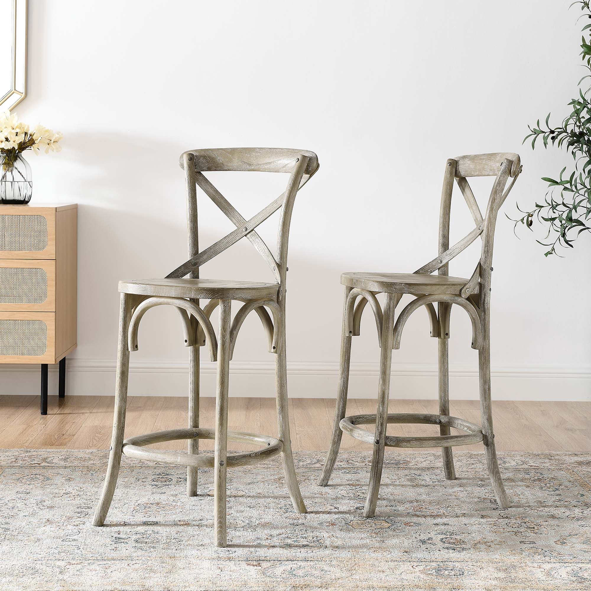 Gear Counter Stool, Gray