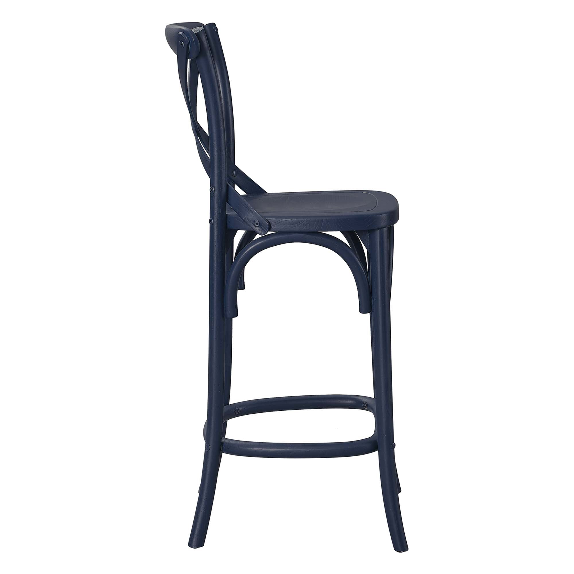 Gear Counter Stool, Midnight Blue
