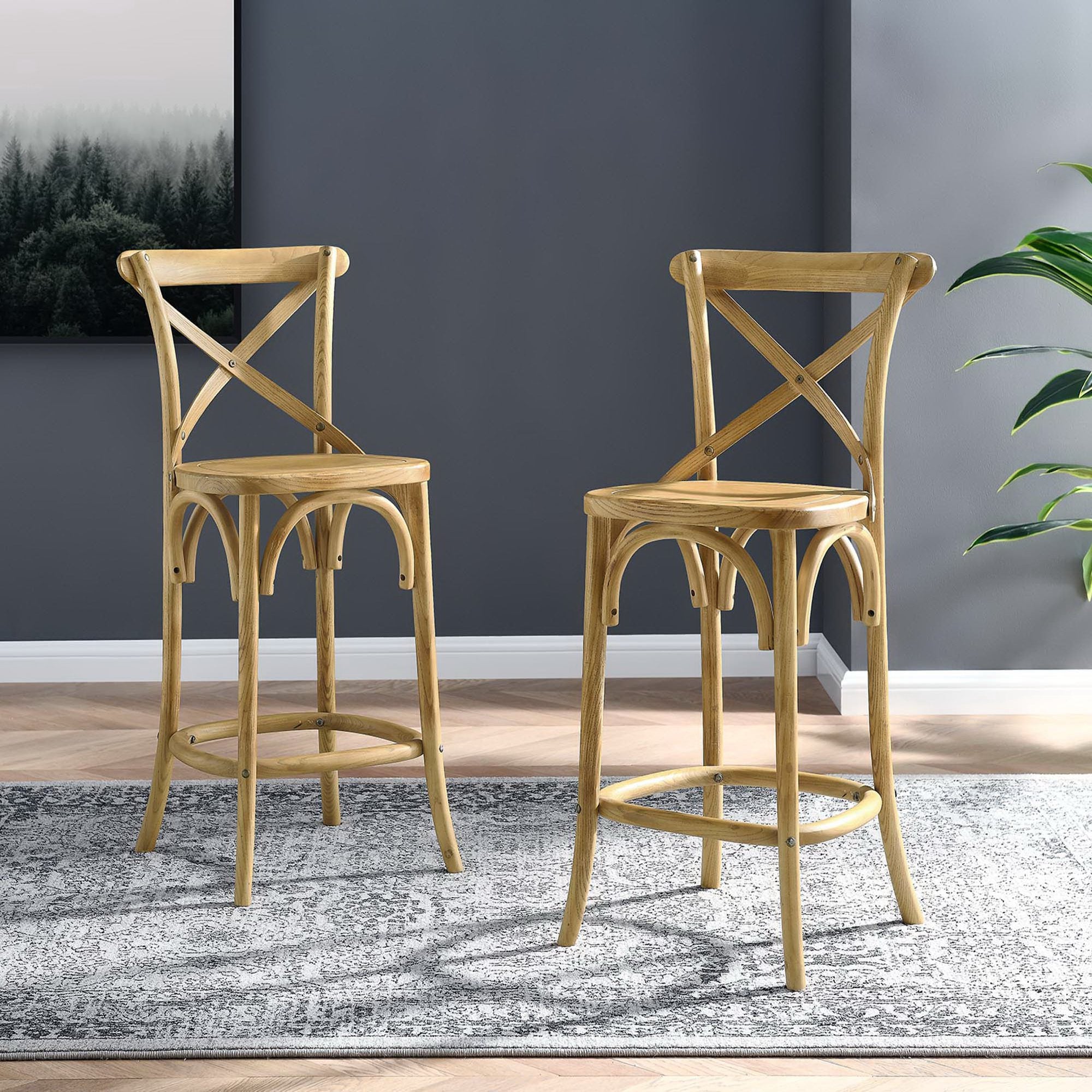 Gear Counter Stool, Natural