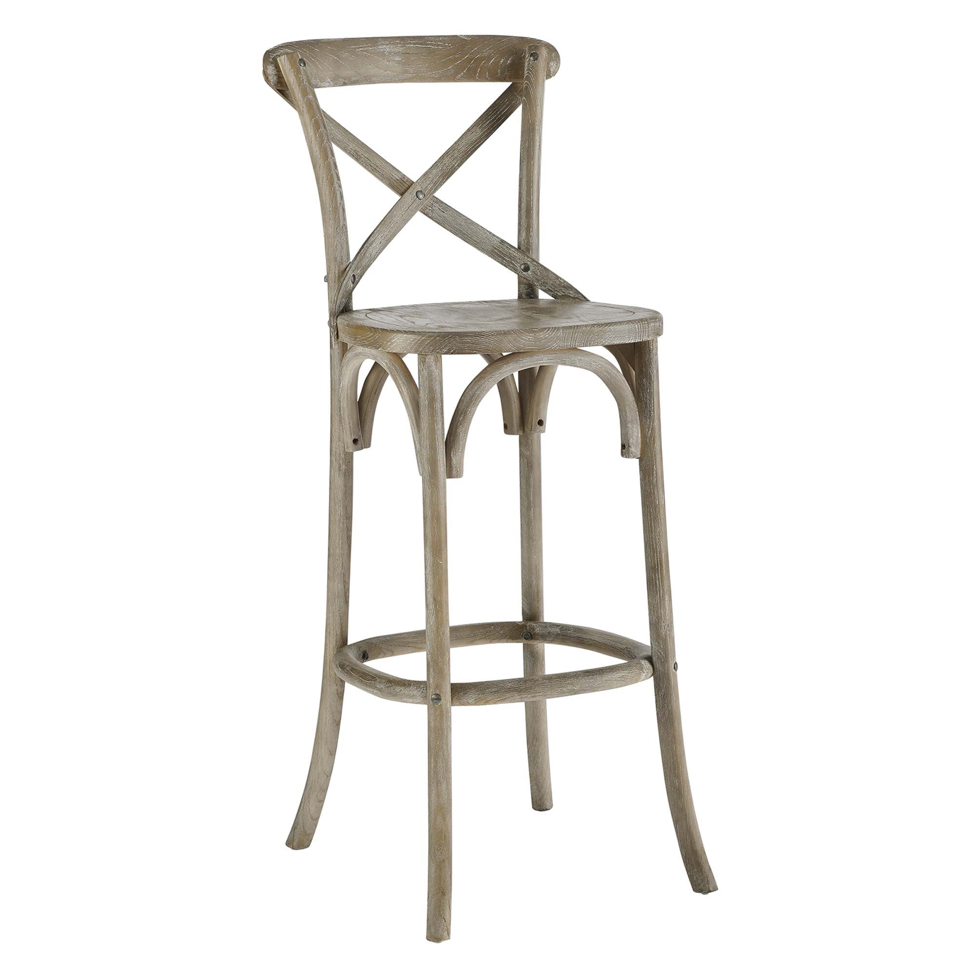 Gear Bar Stool, Gray