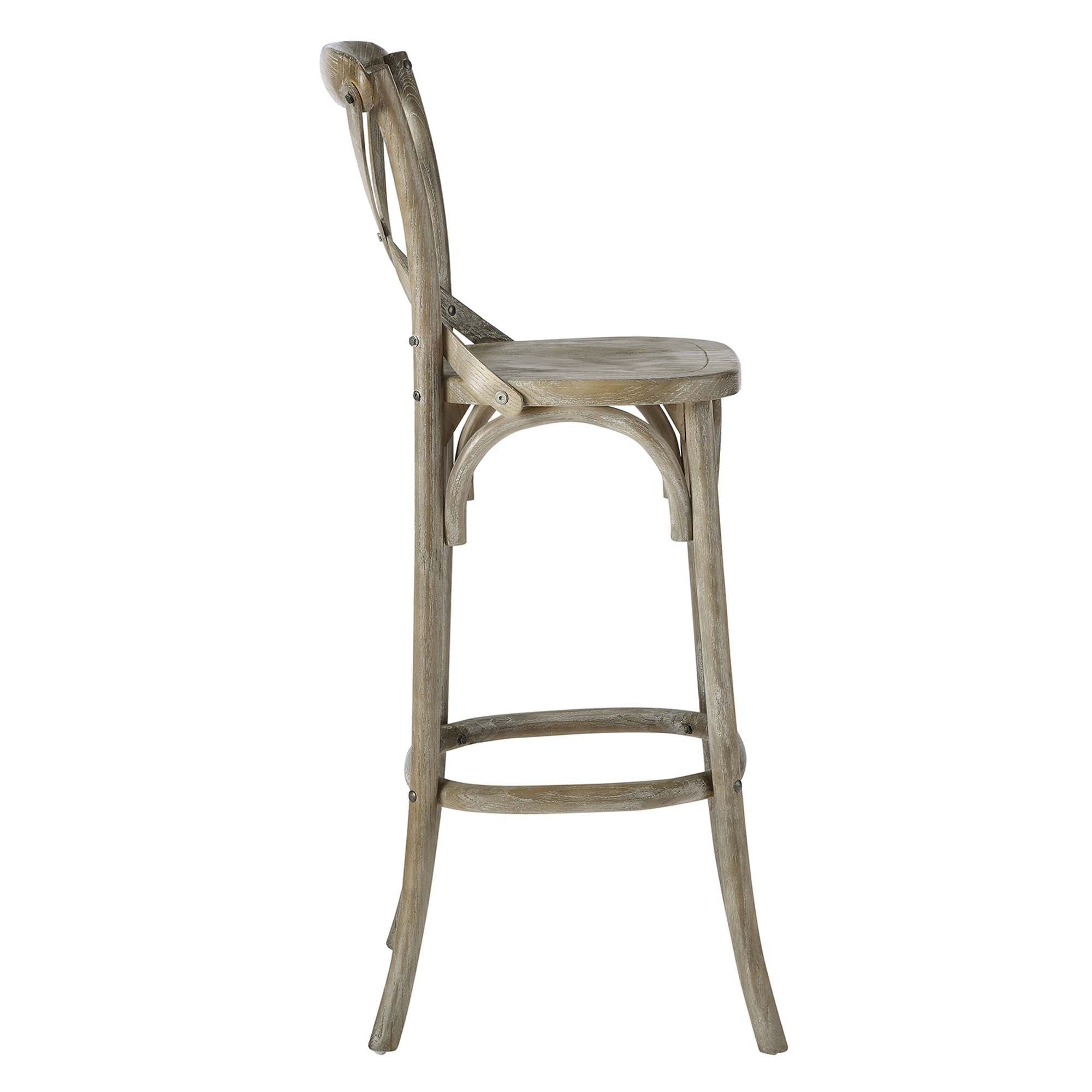 Gear Bar Stool, Gray