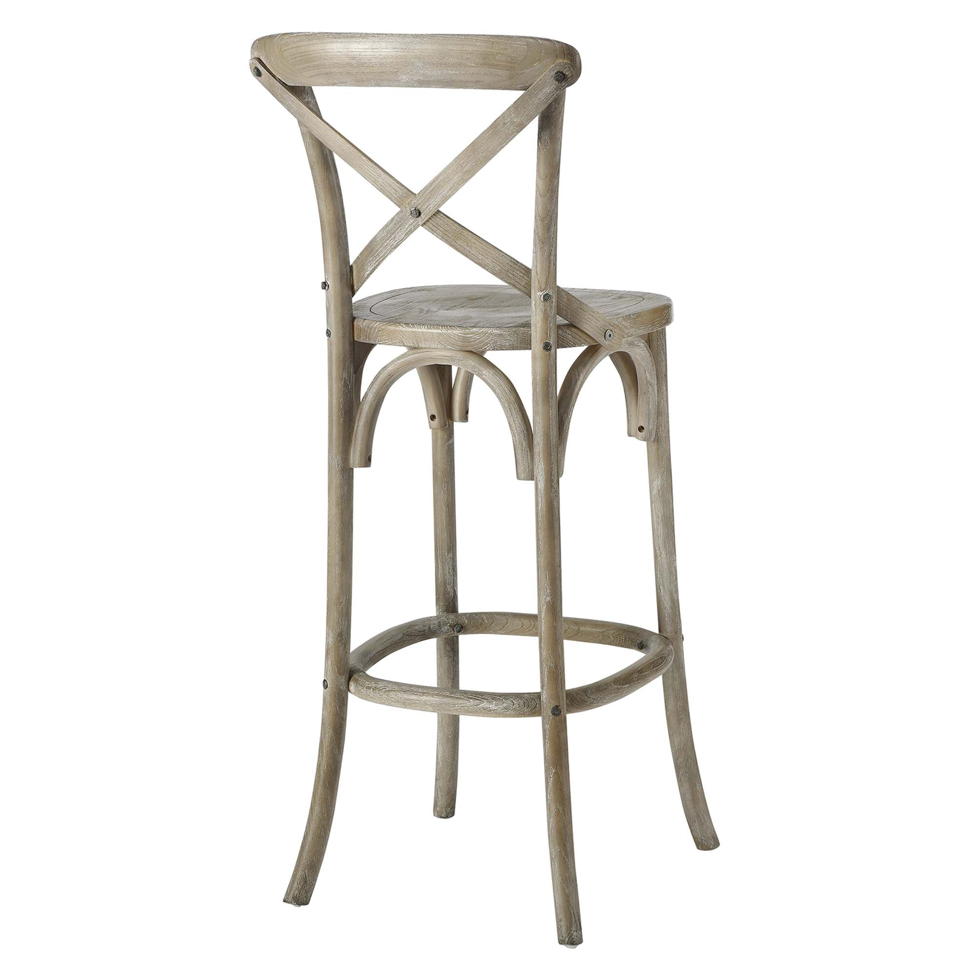 Gear Bar Stool, Gray