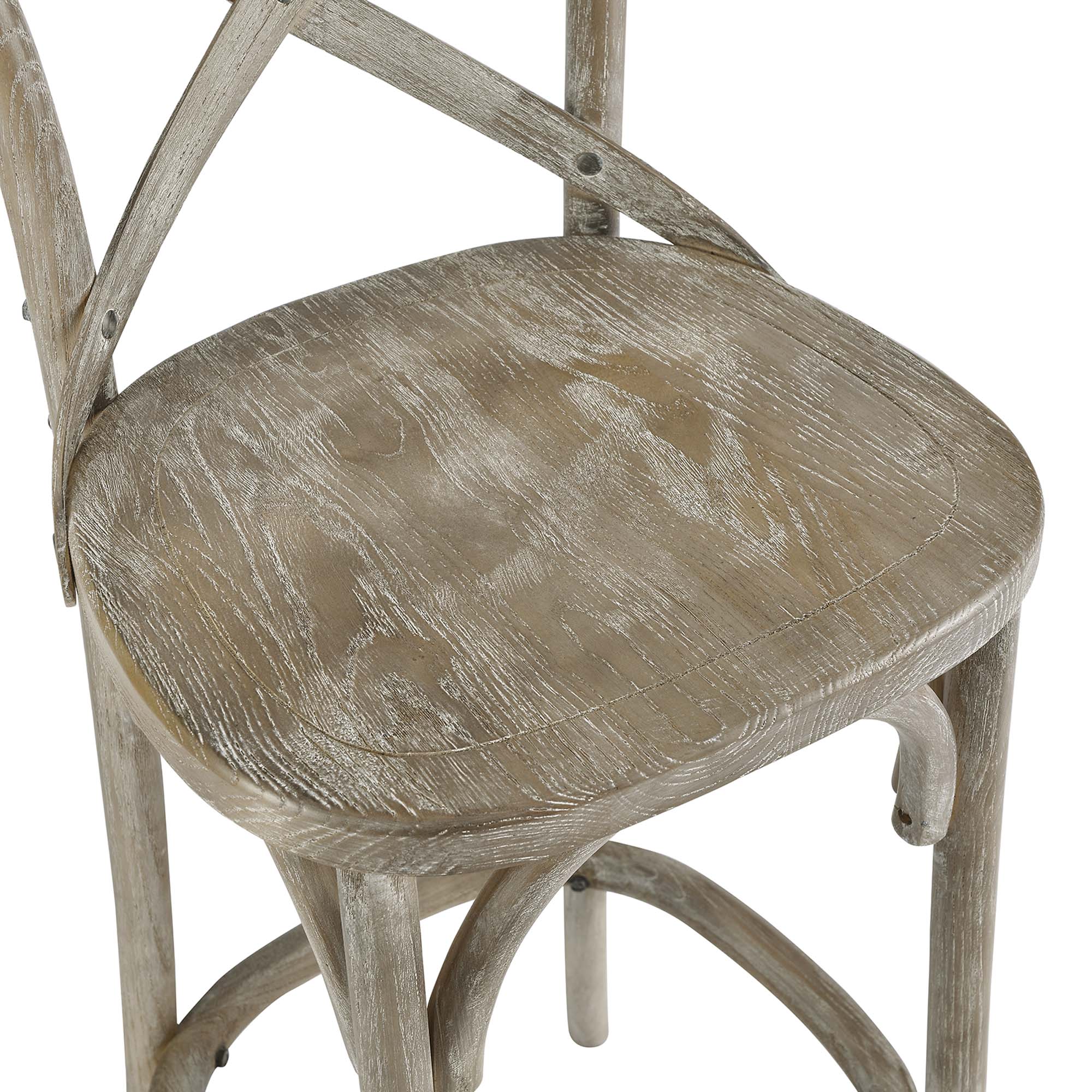Gear Bar Stool, Gray
