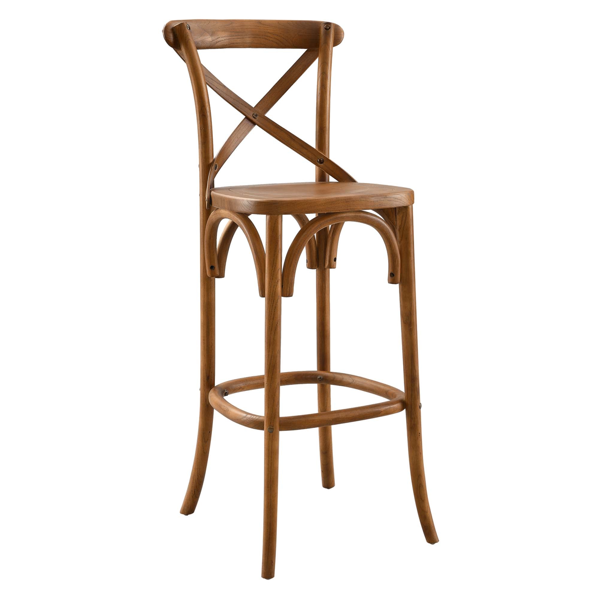 Gear Bar Stool, Walnut