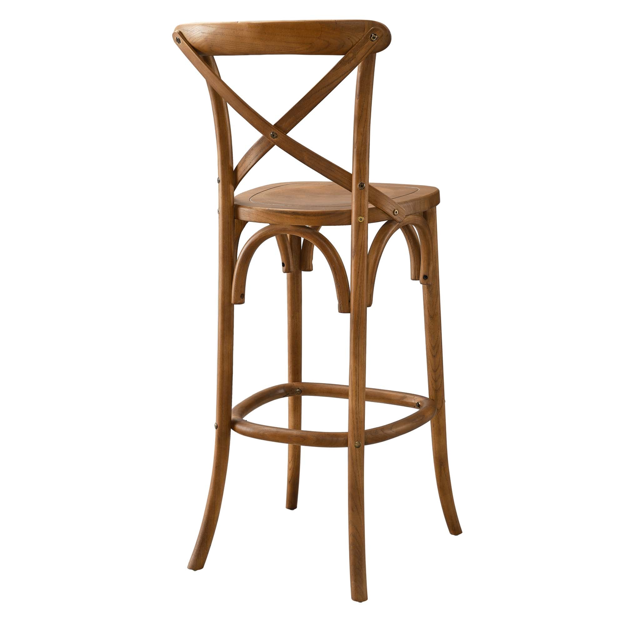 Gear Bar Stool, Walnut