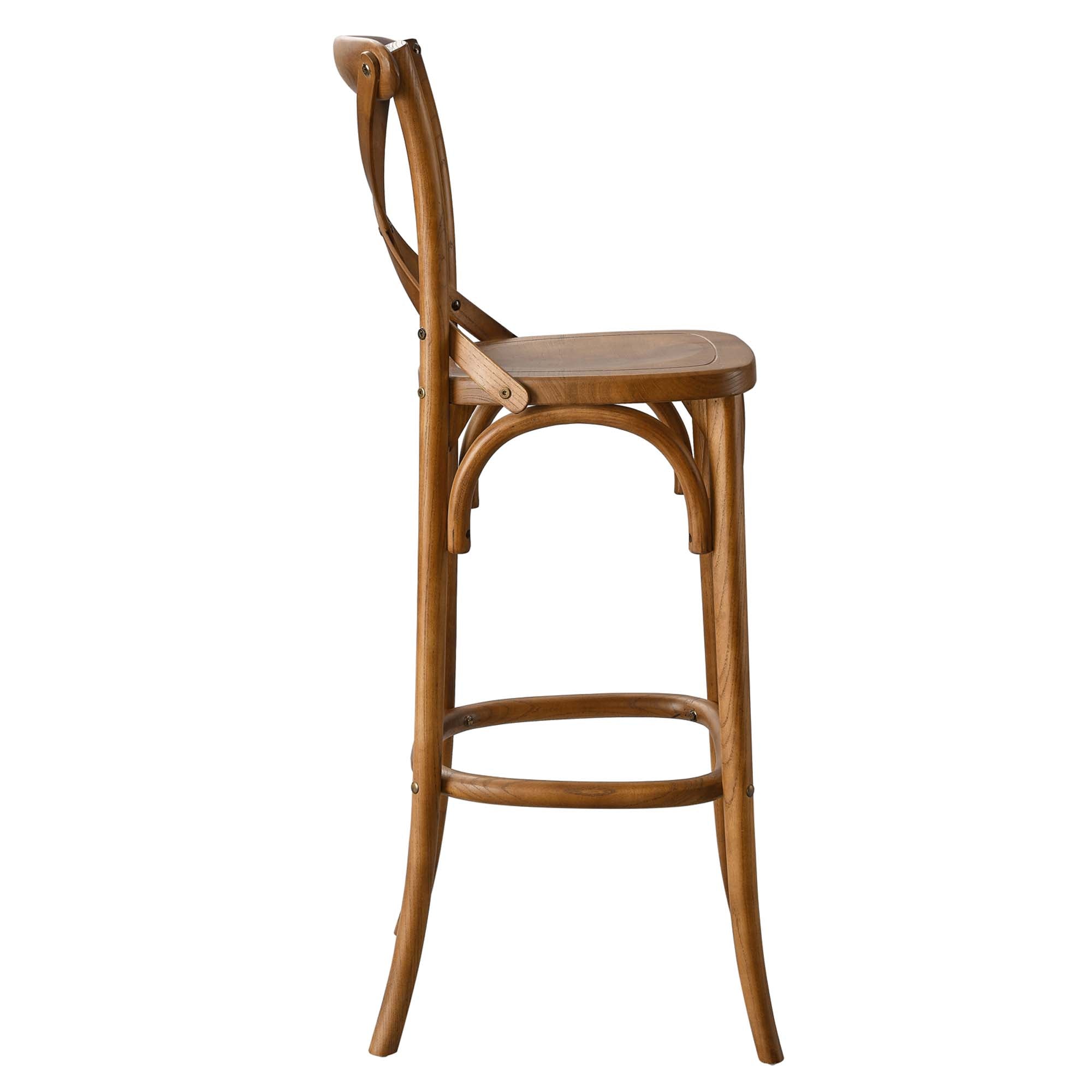 Gear Bar Stool, Walnut