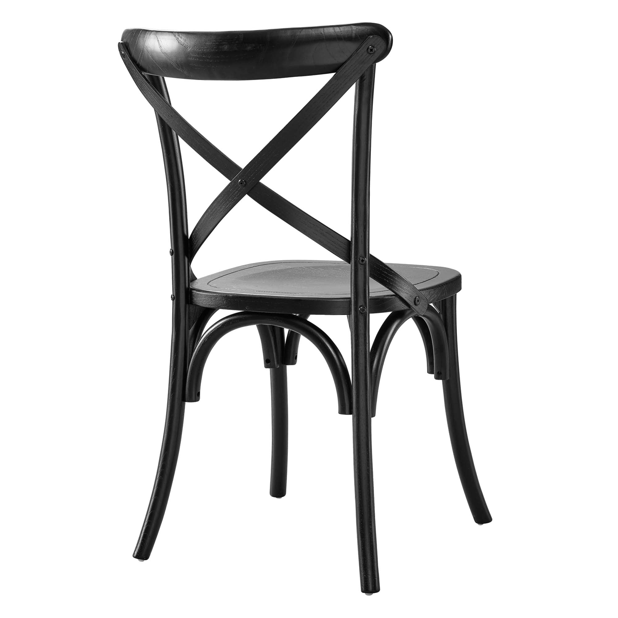 Gear Dining Side Chair, Black