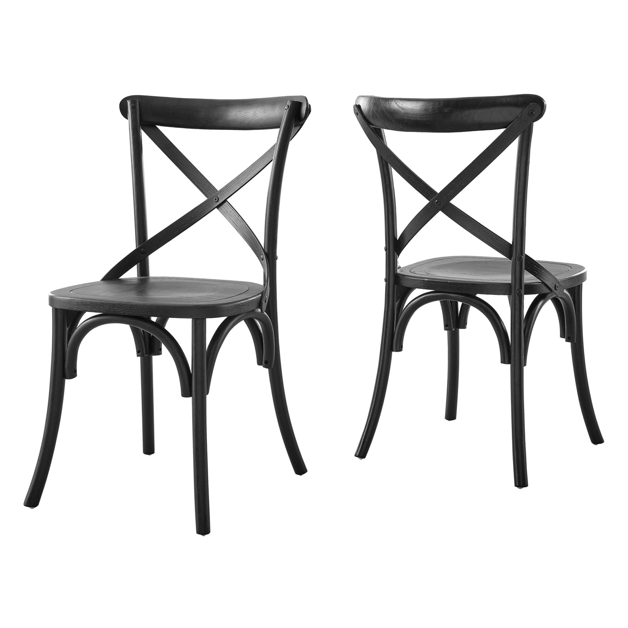 Gear Dining Side Chair, Black