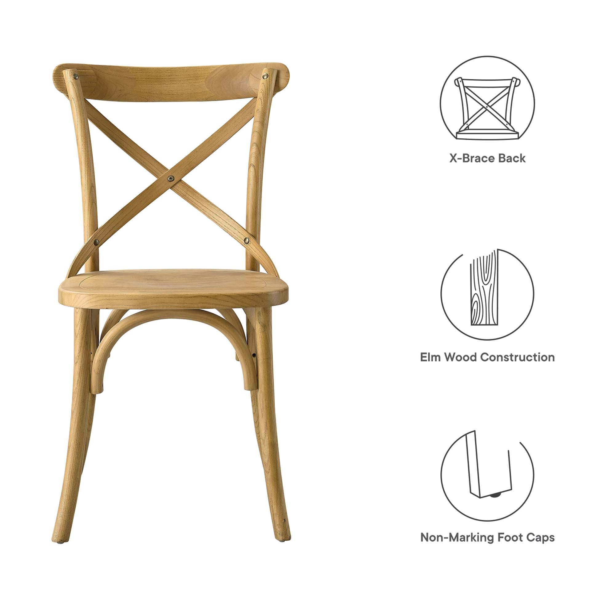 Gear Dining Side Chair, Natural
