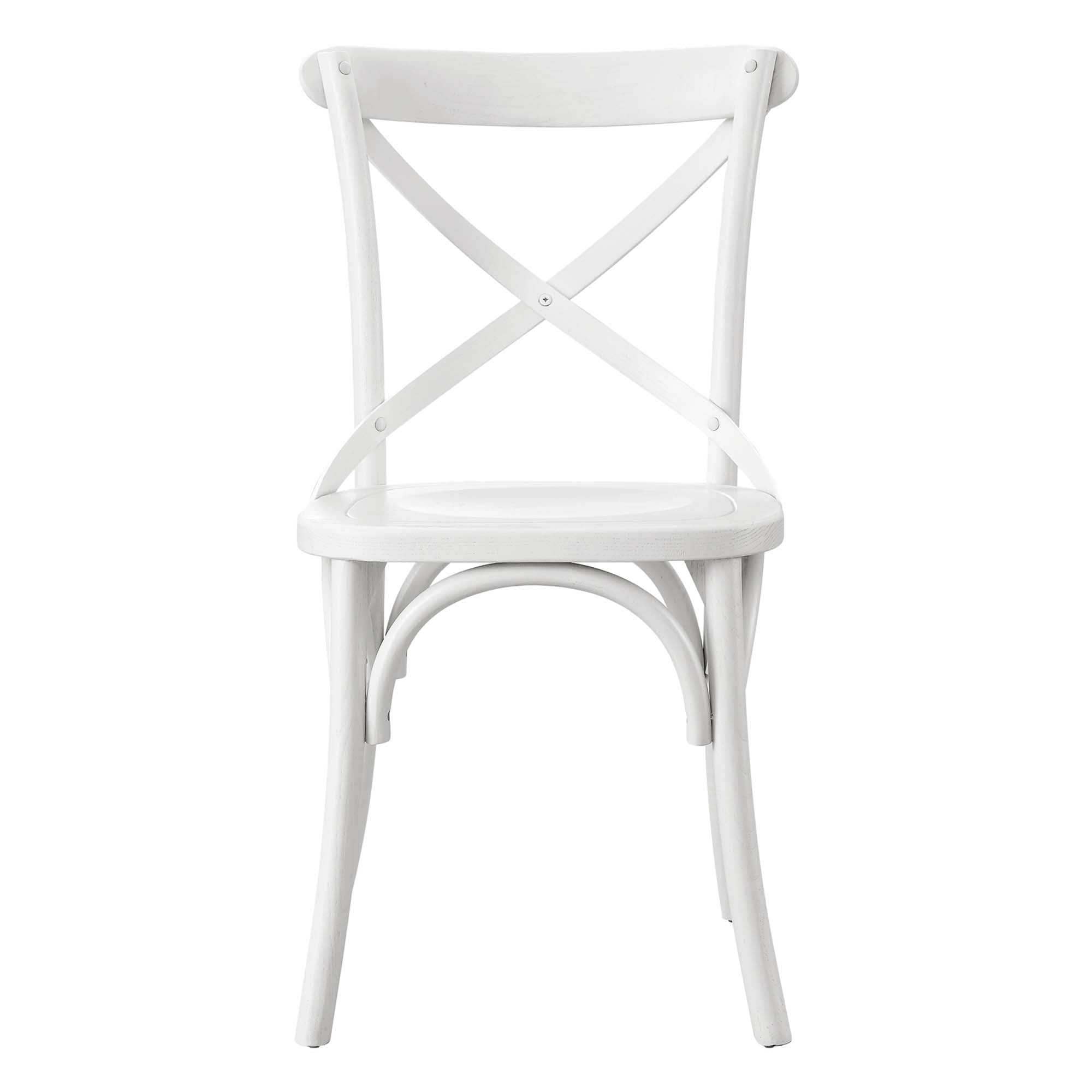 Gear Dining Side Chair, White