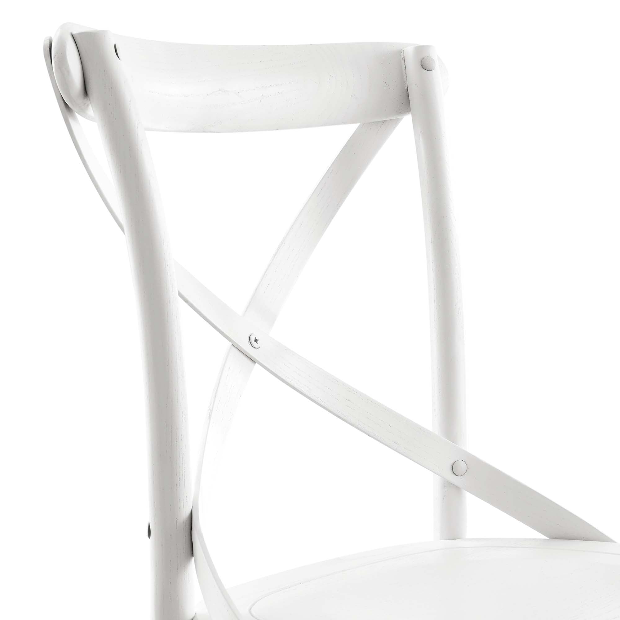 Gear Dining Side Chair, White