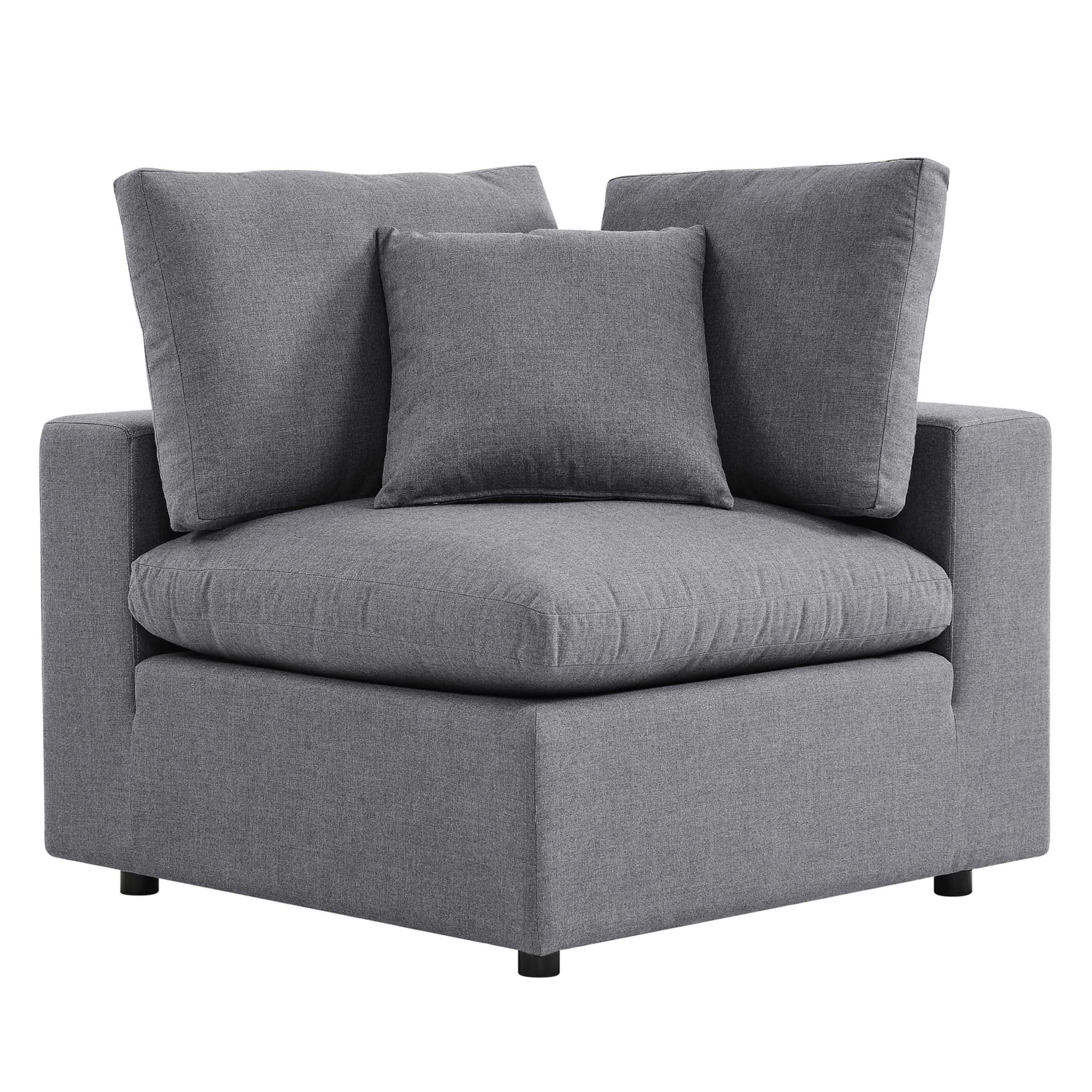 Commix Sunbrella® Outdoor Patio Loveseat, Gray