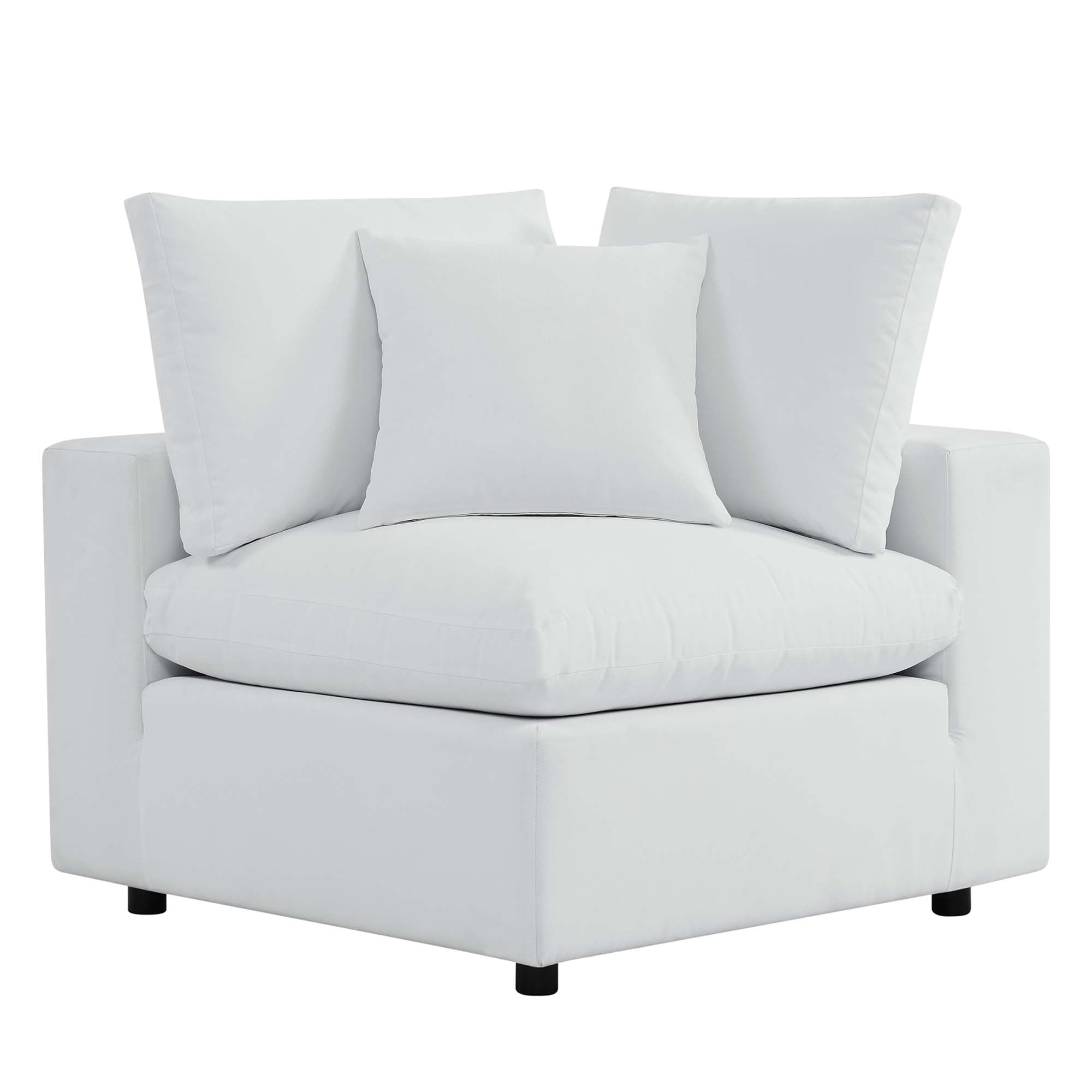 Commix Sunbrella® Outdoor Patio Loveseat, White