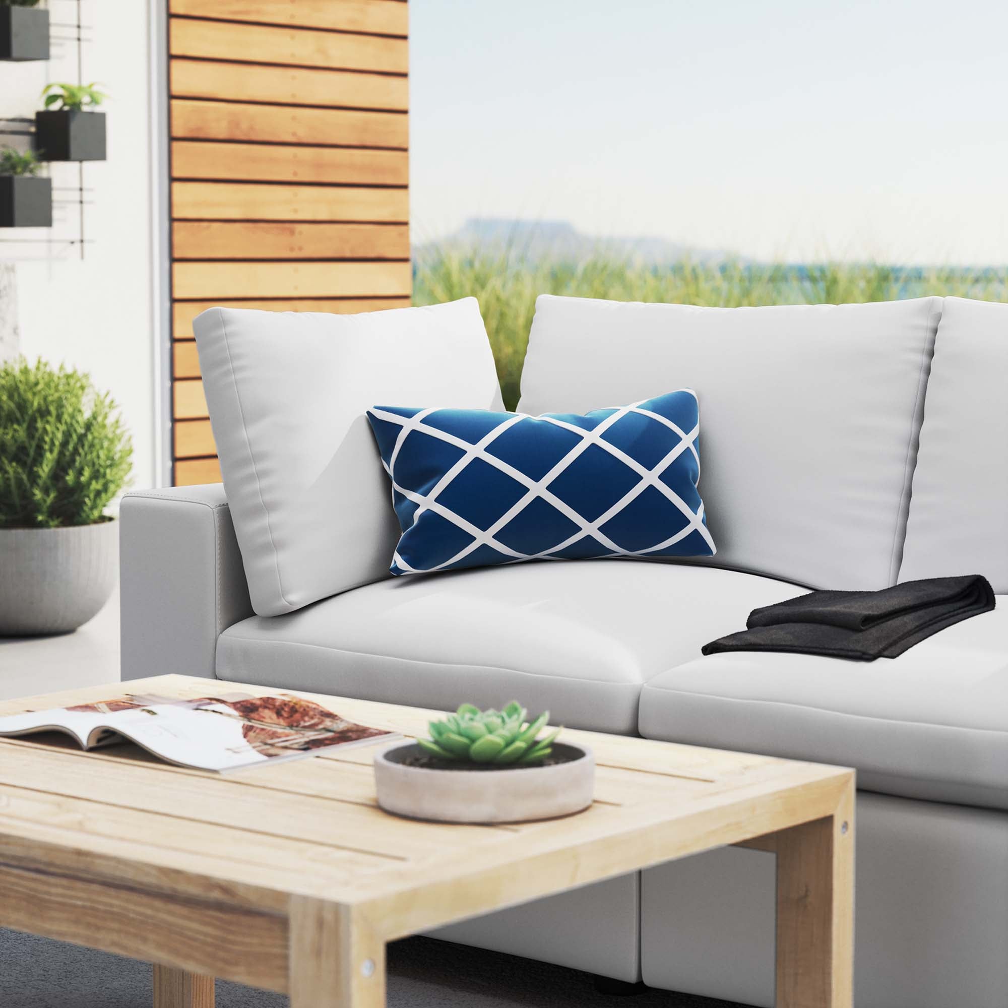 Commix Sunbrella® Outdoor Patio Loveseat, White