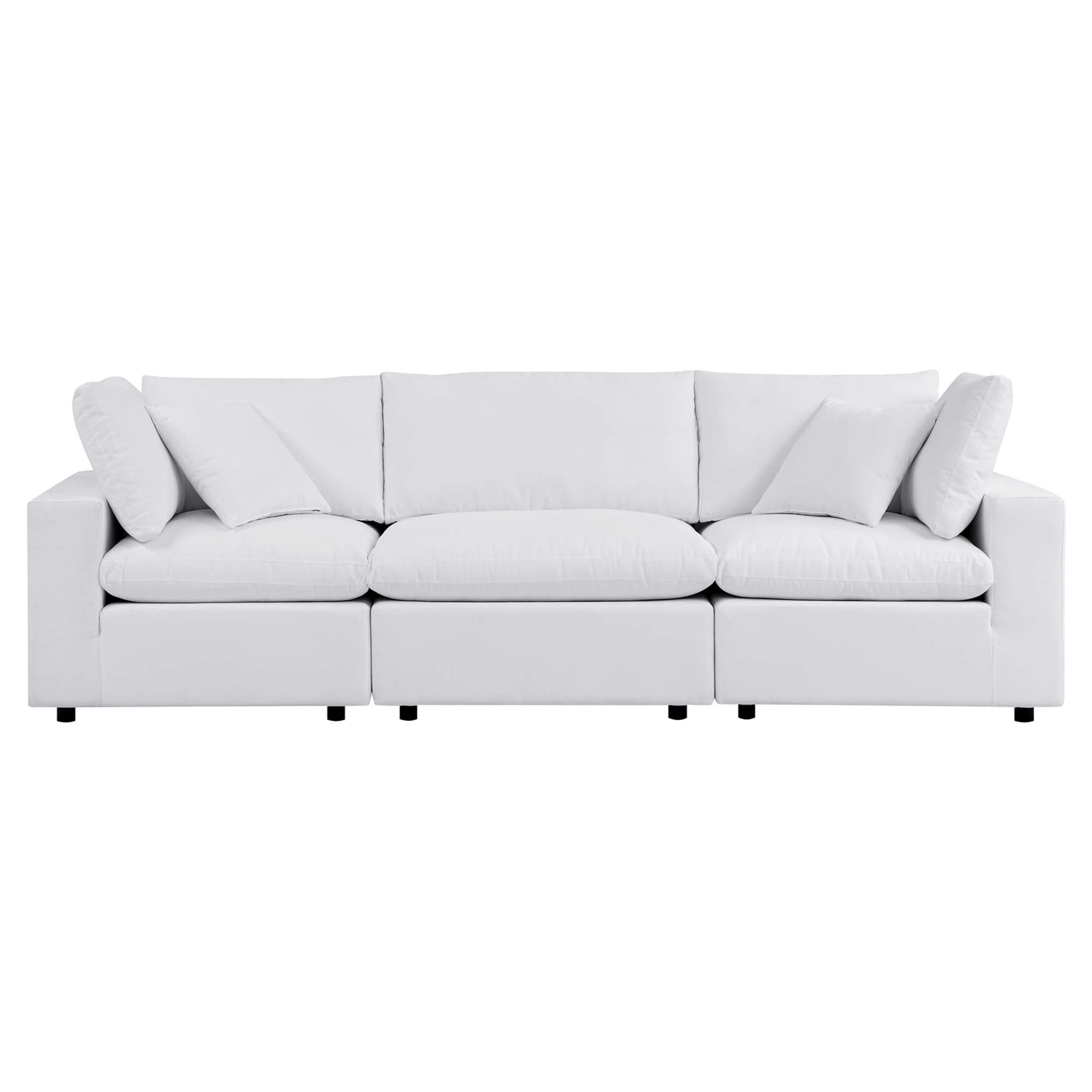 Commix Sunbrella® Outdoor Patio Sofa, White