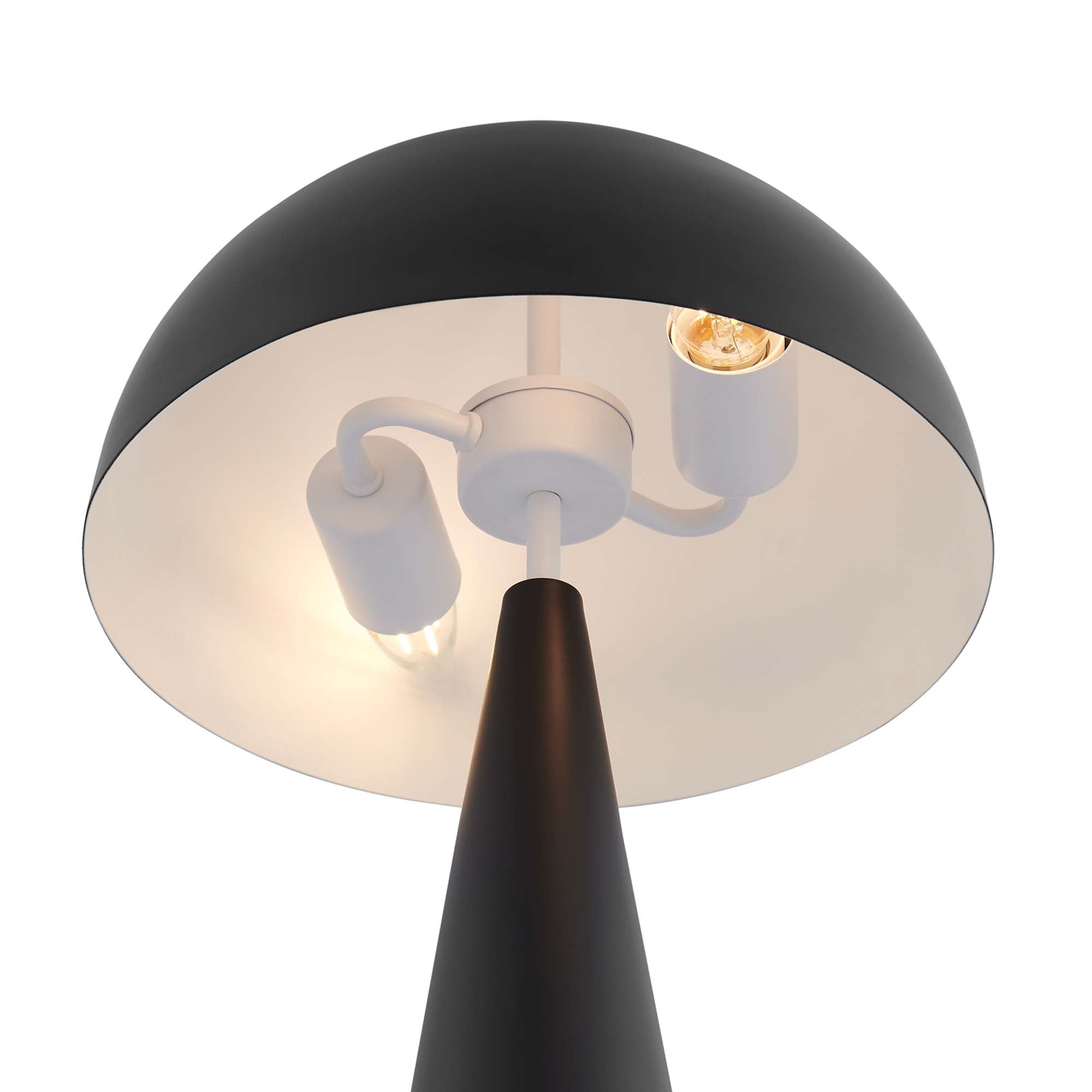 Selena Metal Table Lamp, Black