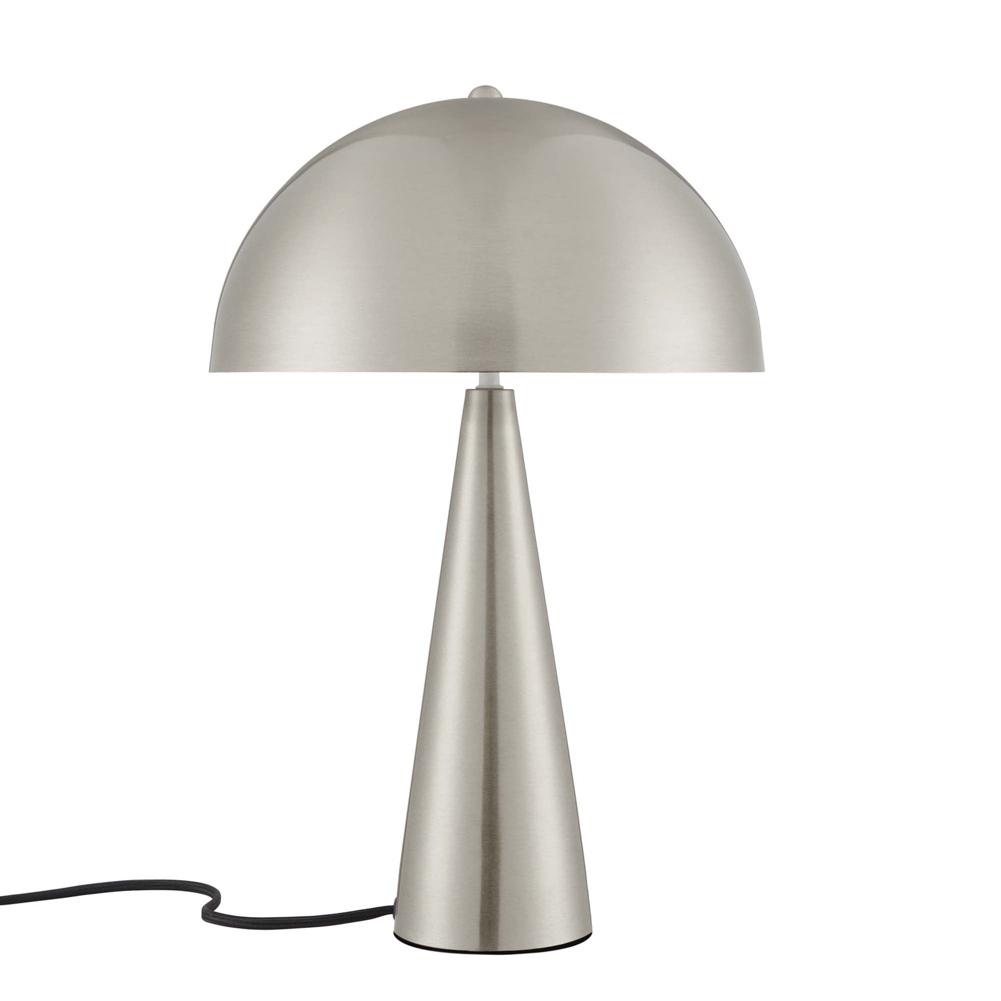 Selena Metal Table Lamp, Satin Nickel