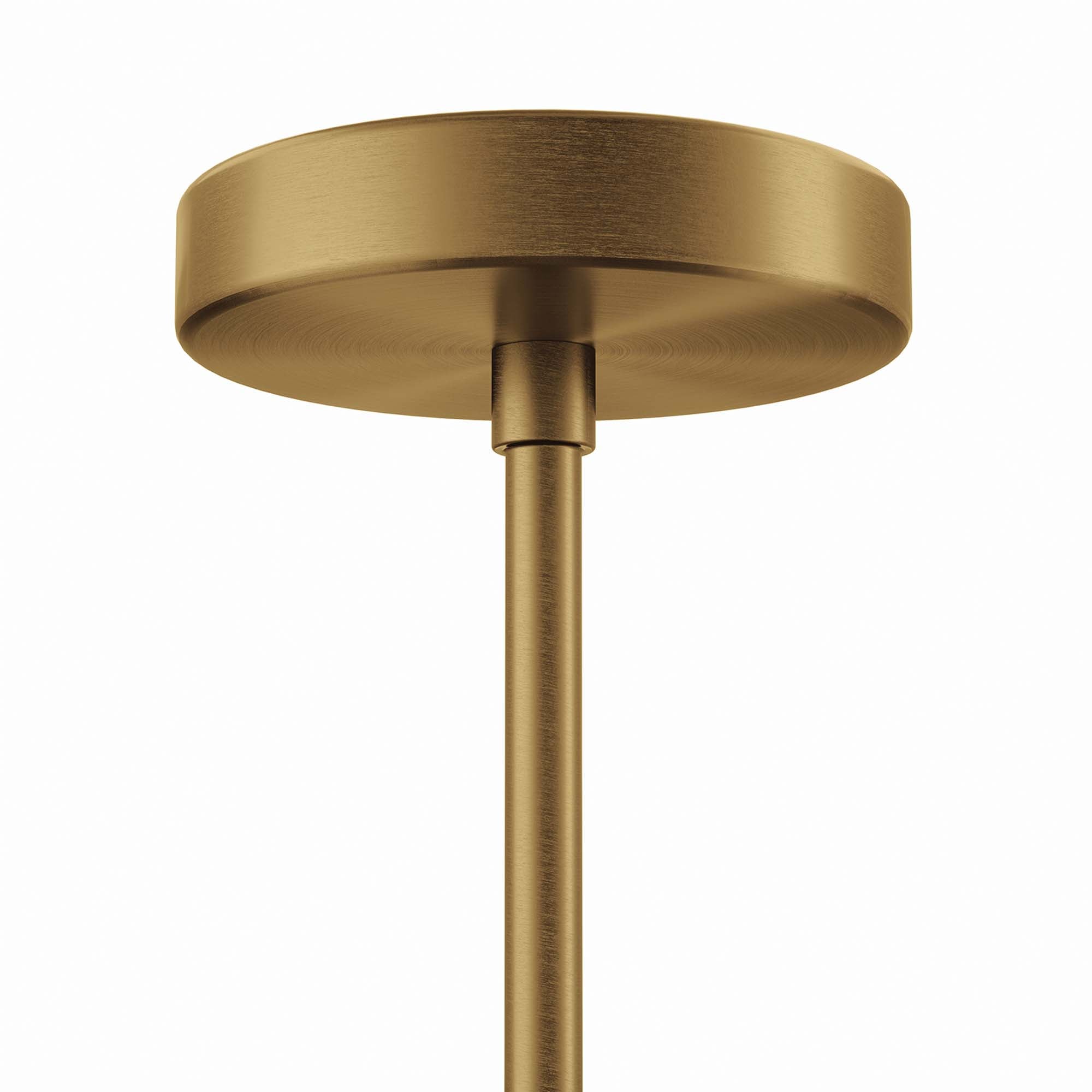 Stellar 5-Light Chandelier, Opal Satin Brass