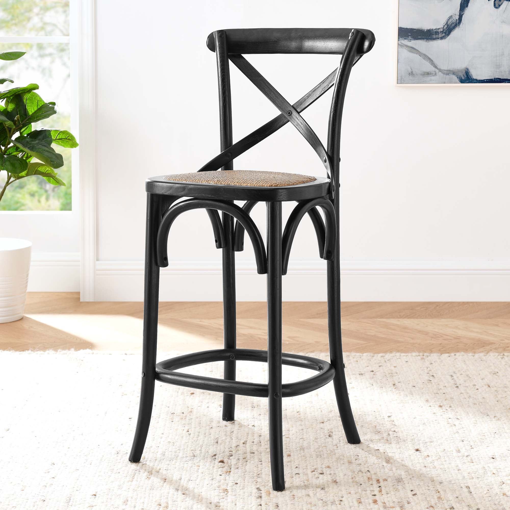 Gear Counter Stool, Black