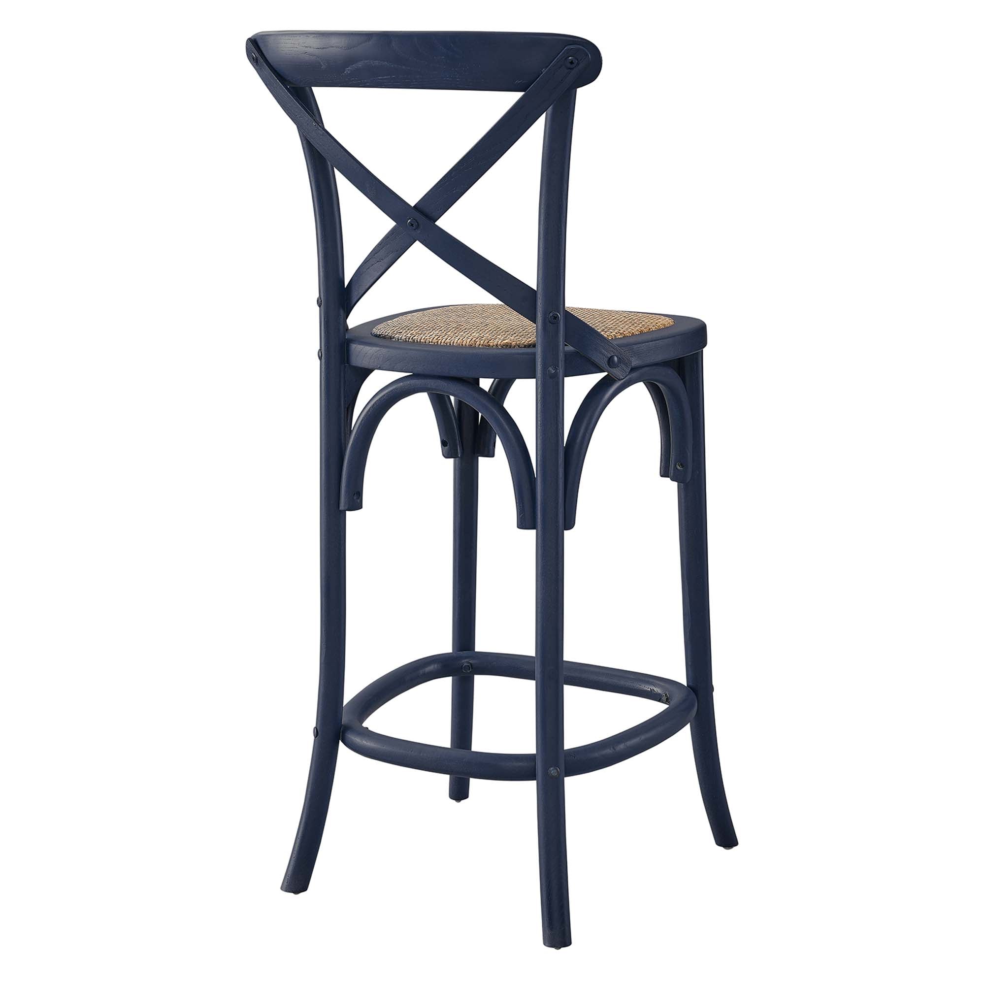 Gear Counter Stool, Midnight Blue