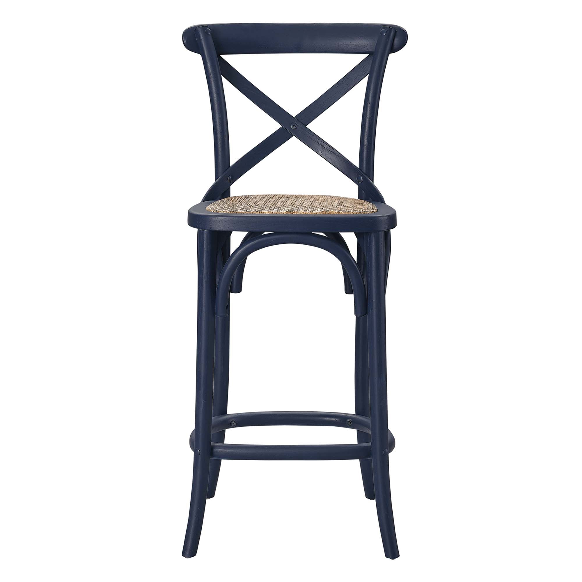 Gear Counter Stool, Midnight Blue
