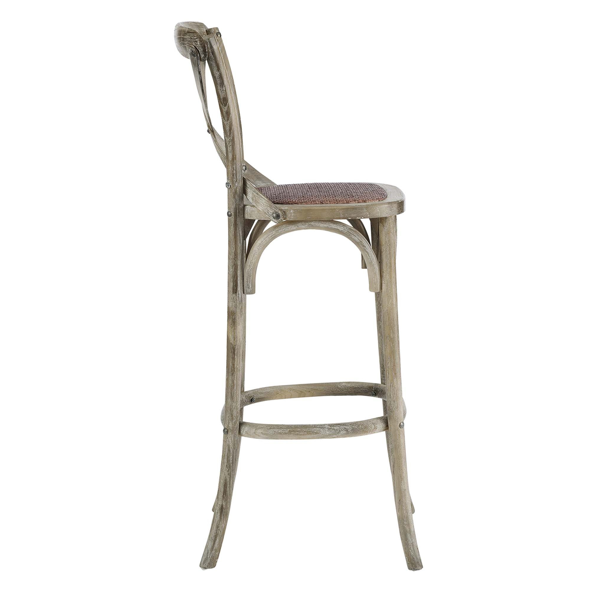 Gear Bar Stool, Gray