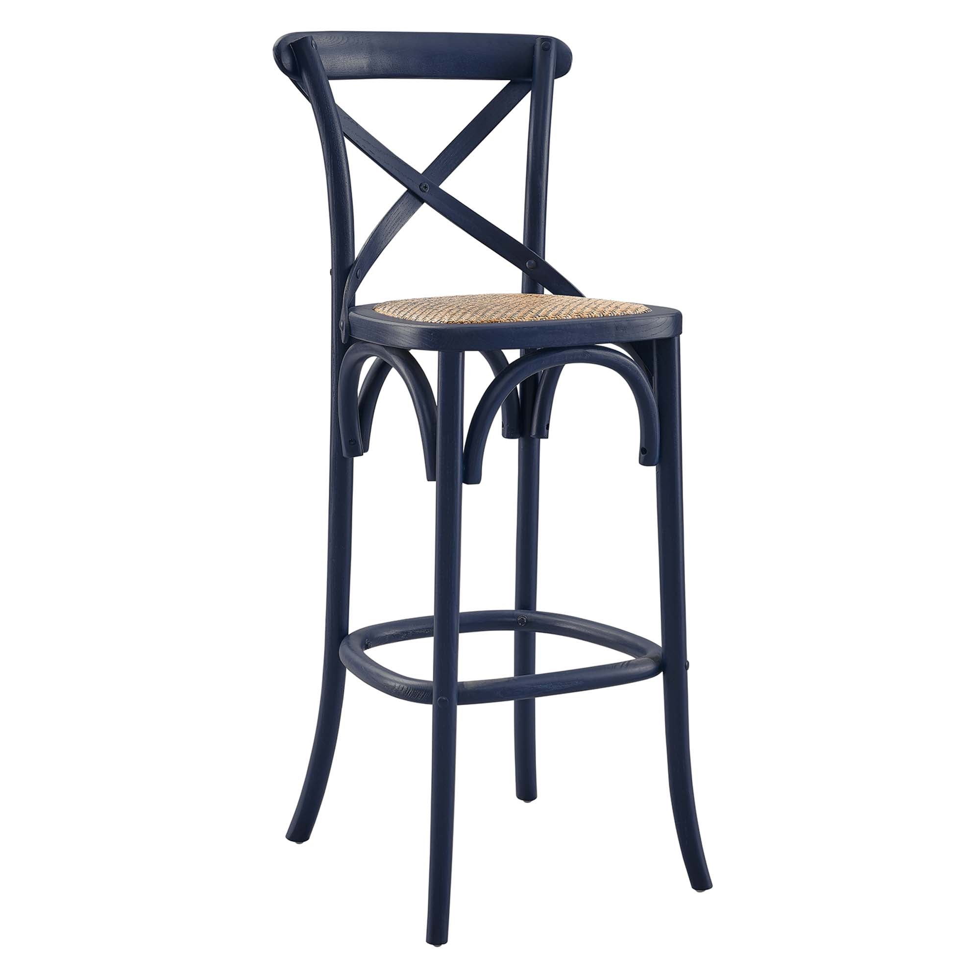 Gear Bar Stool, Midnight Blue
