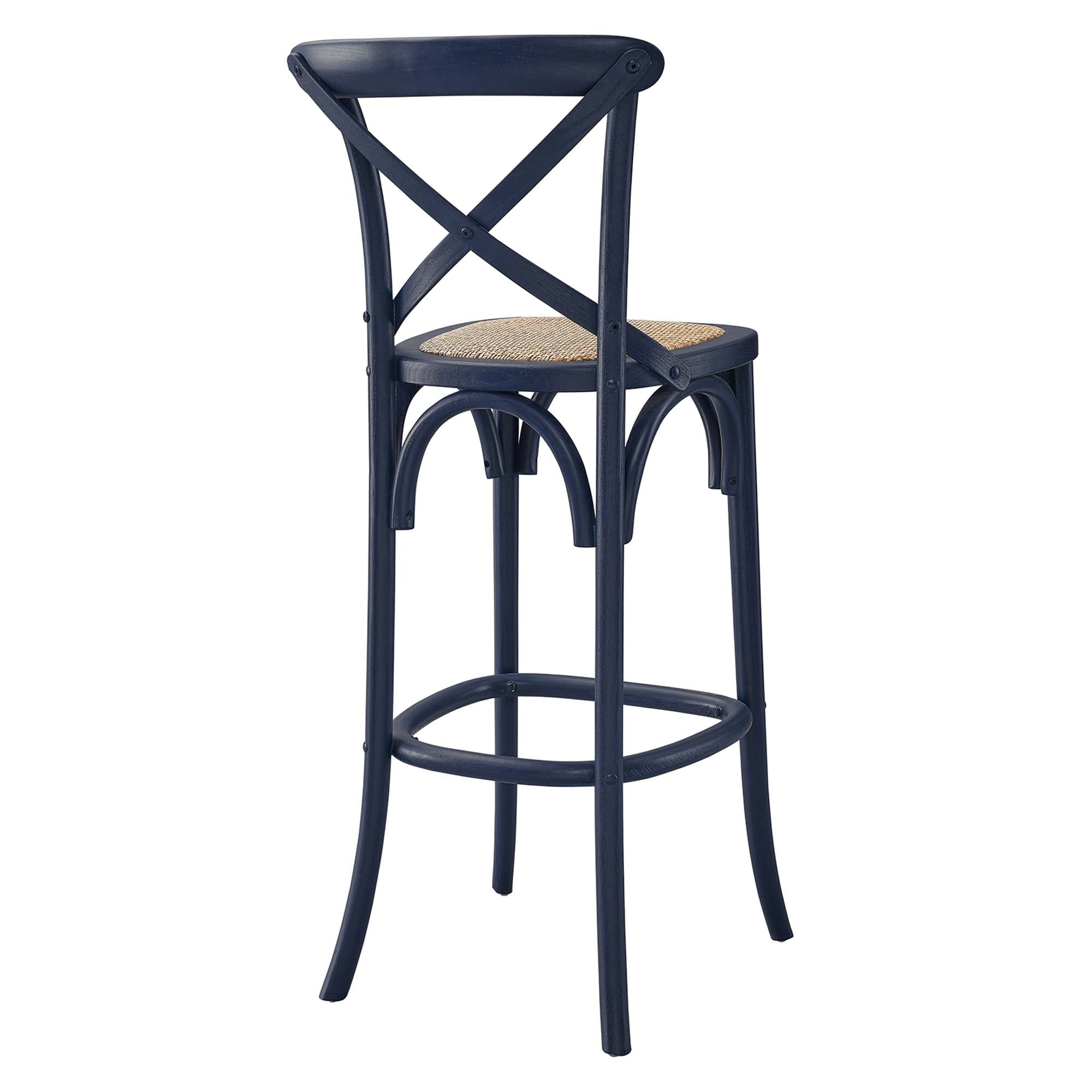 Gear Bar Stool, Midnight Blue