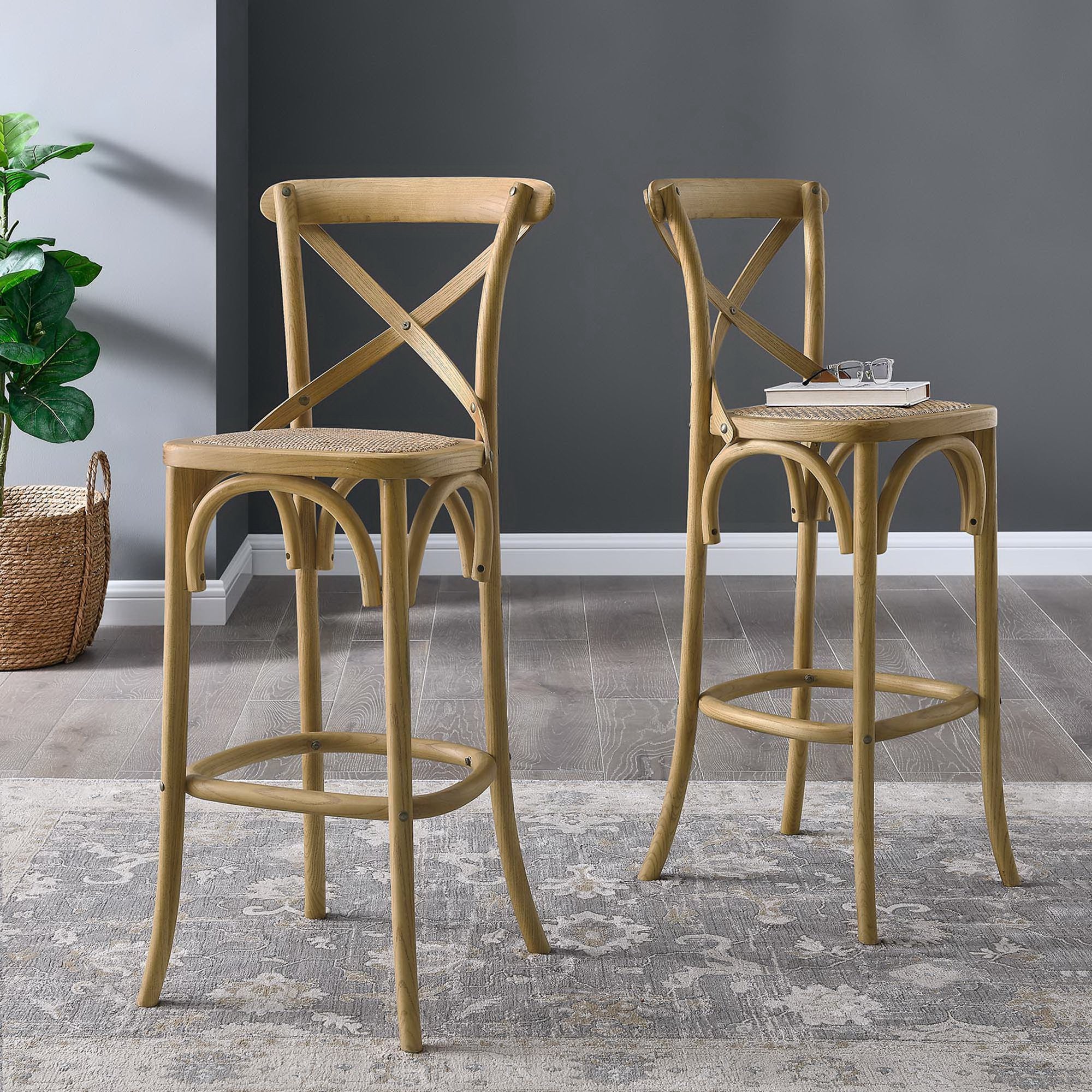 Gear Bar Stool, Natural