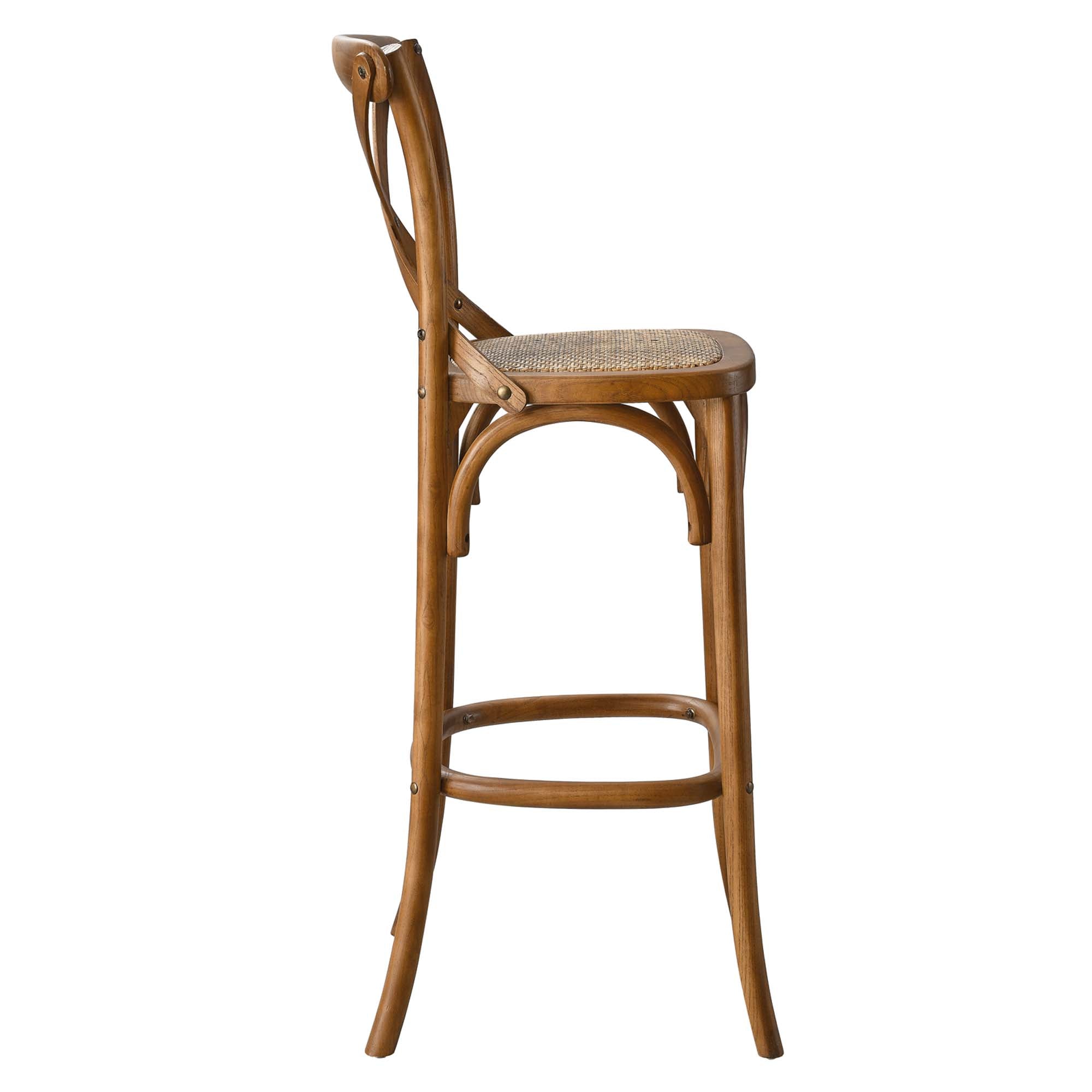 Gear Bar Stool, Walnut