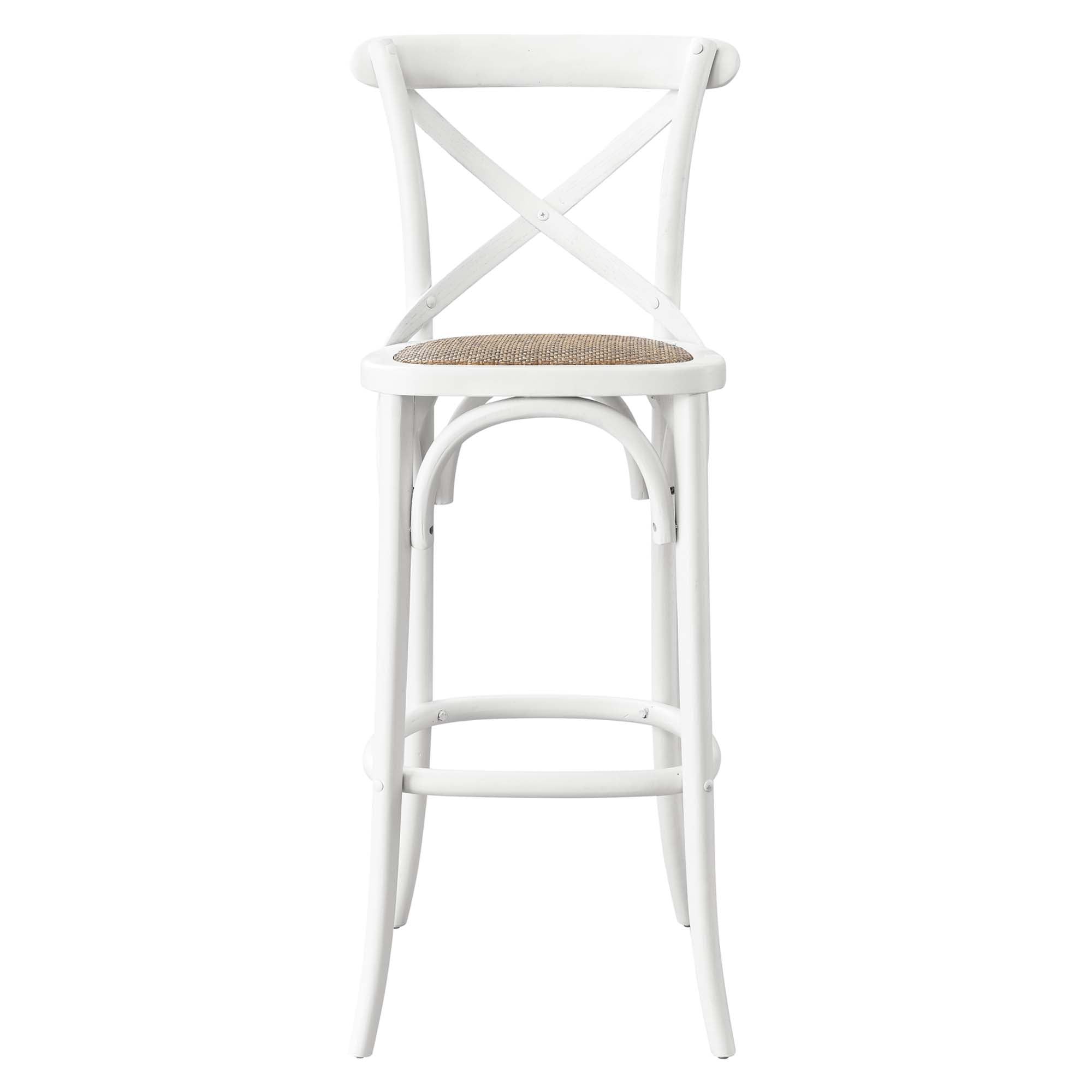 Gear Bar Stool, White