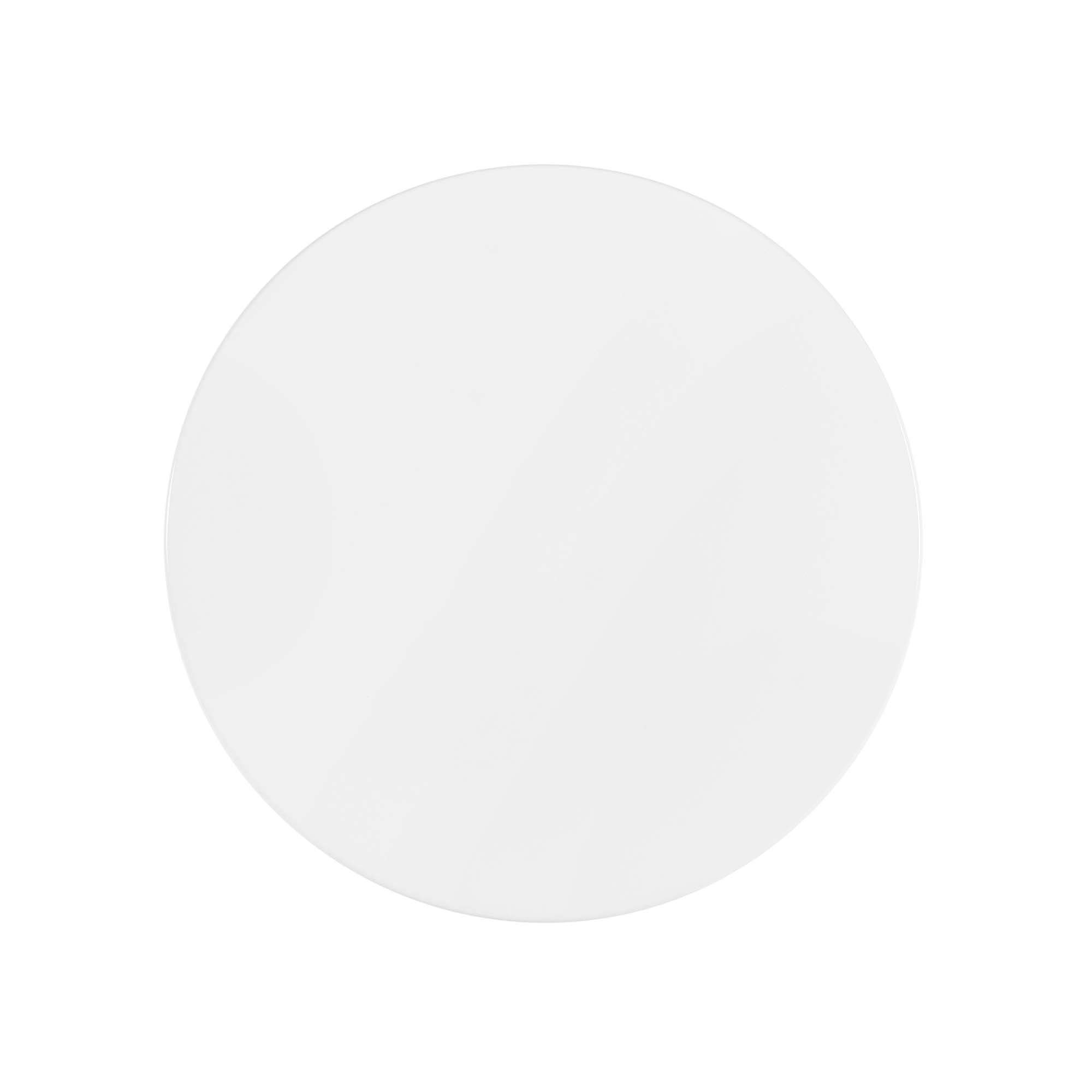 Lippa 20" Round Wood Side Table, Gold White