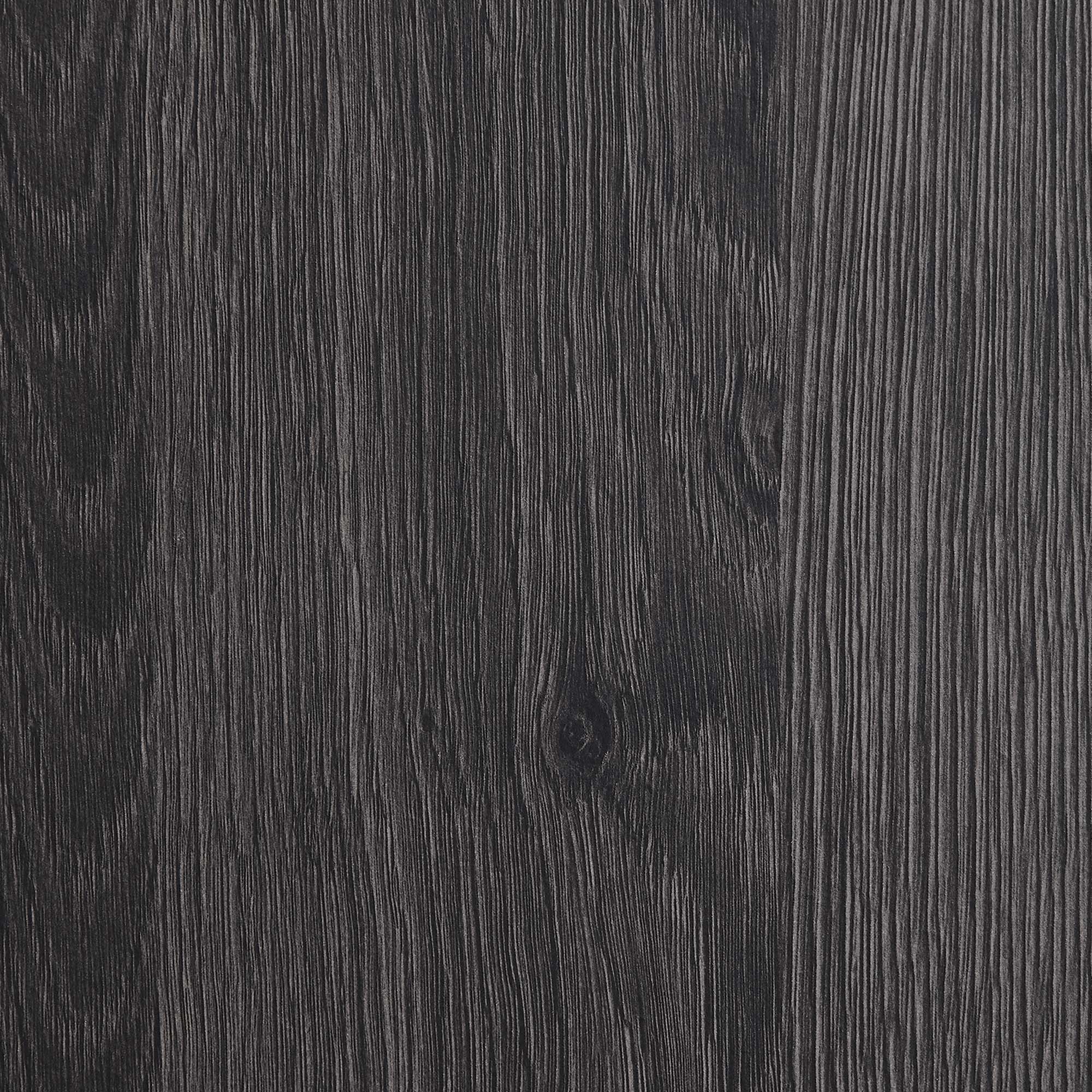 Transmit 5 Shelf Wood Grain Bookcase, Charcoal