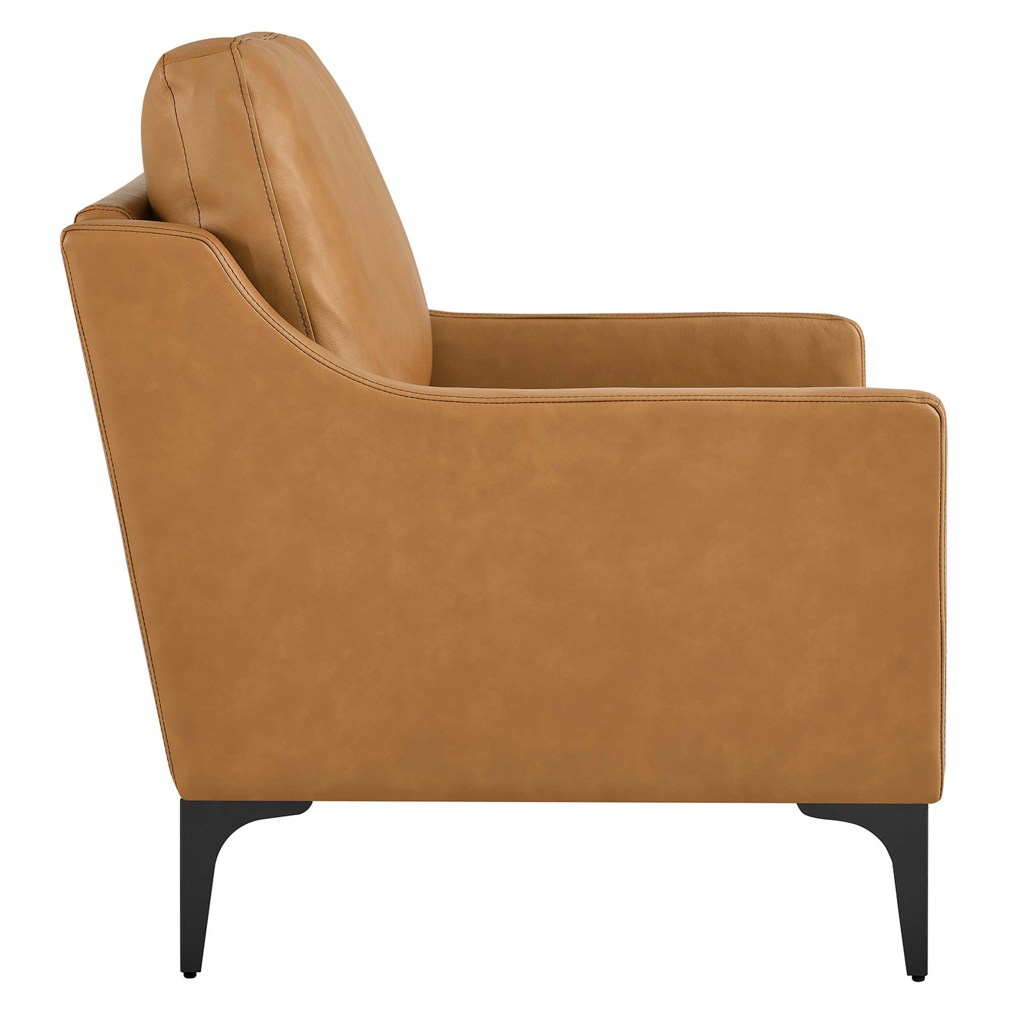 Corland Leather Armchair, Tan