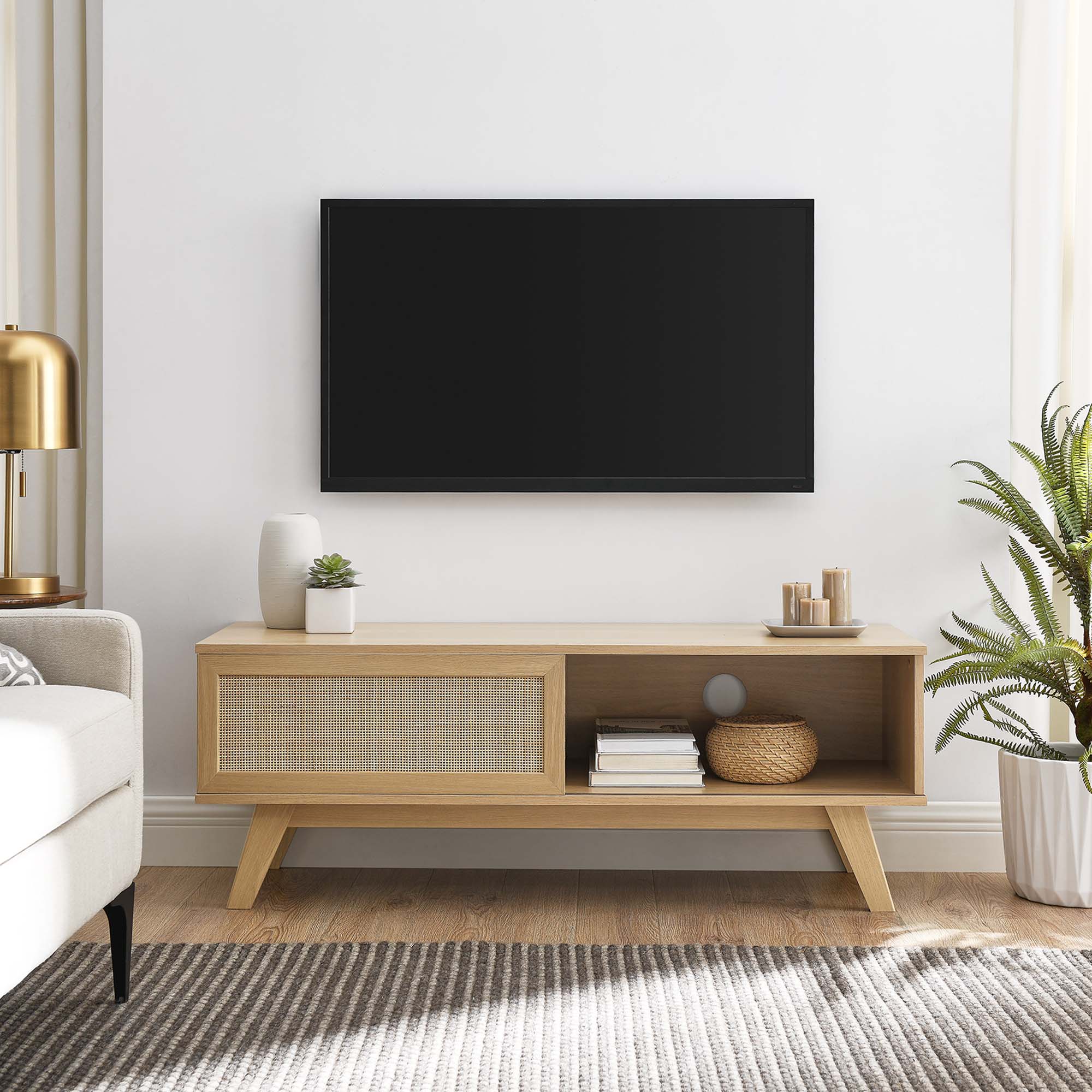 Soma 47" TV Stand, Oak