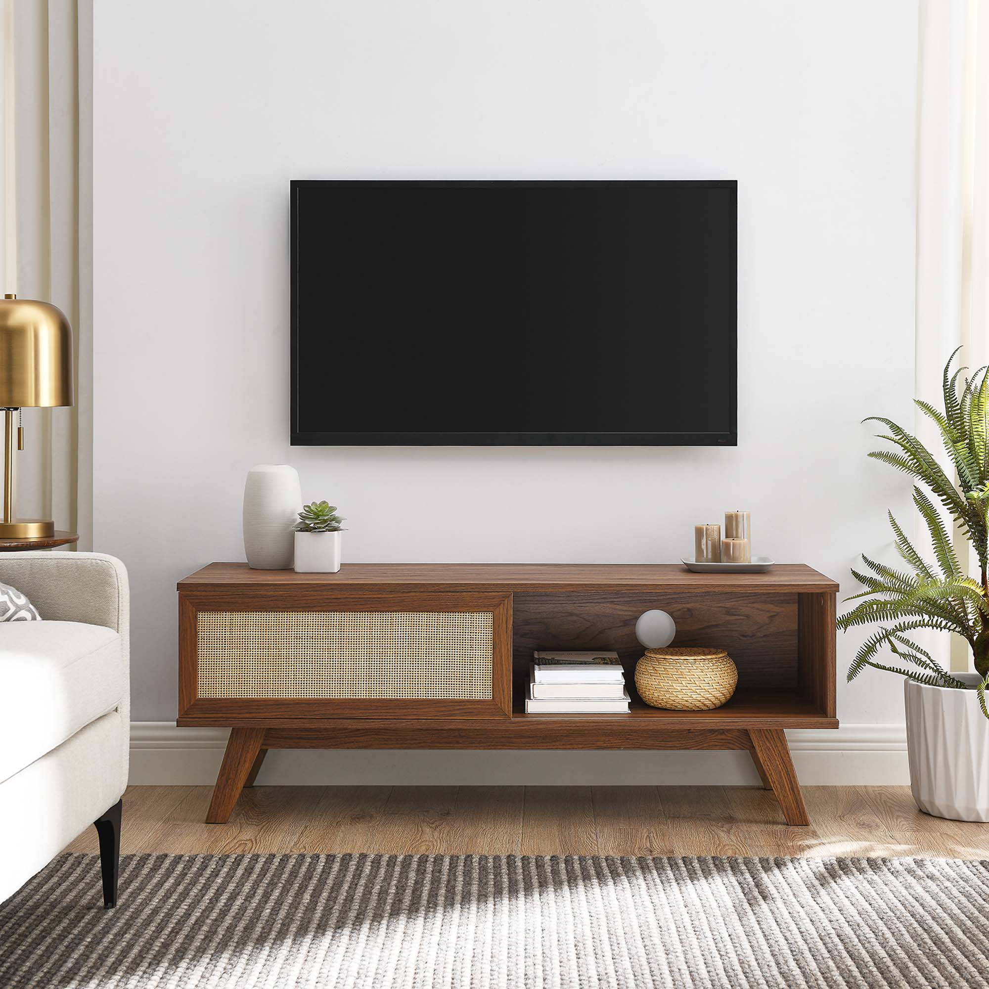 Soma 47" TV Stand, Walnut
