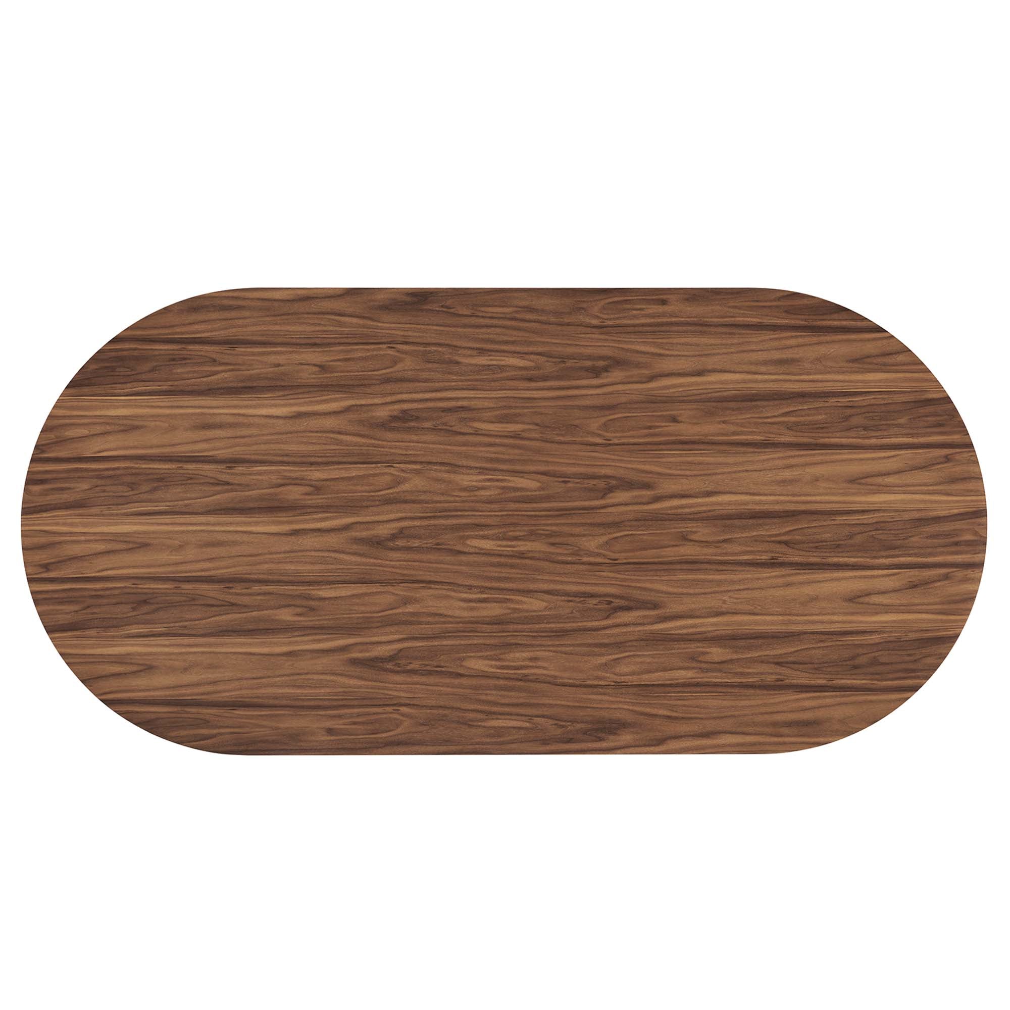 Senja 95" Oval Dining Table, Walnut